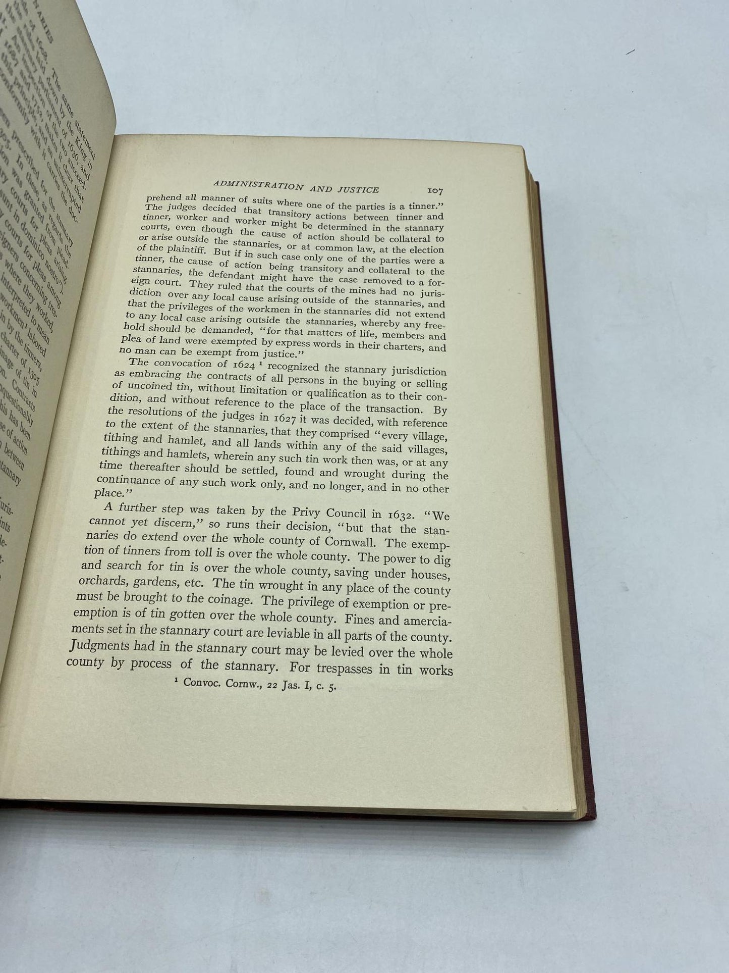 The Stannaries: A Study Of The English Tin Miner