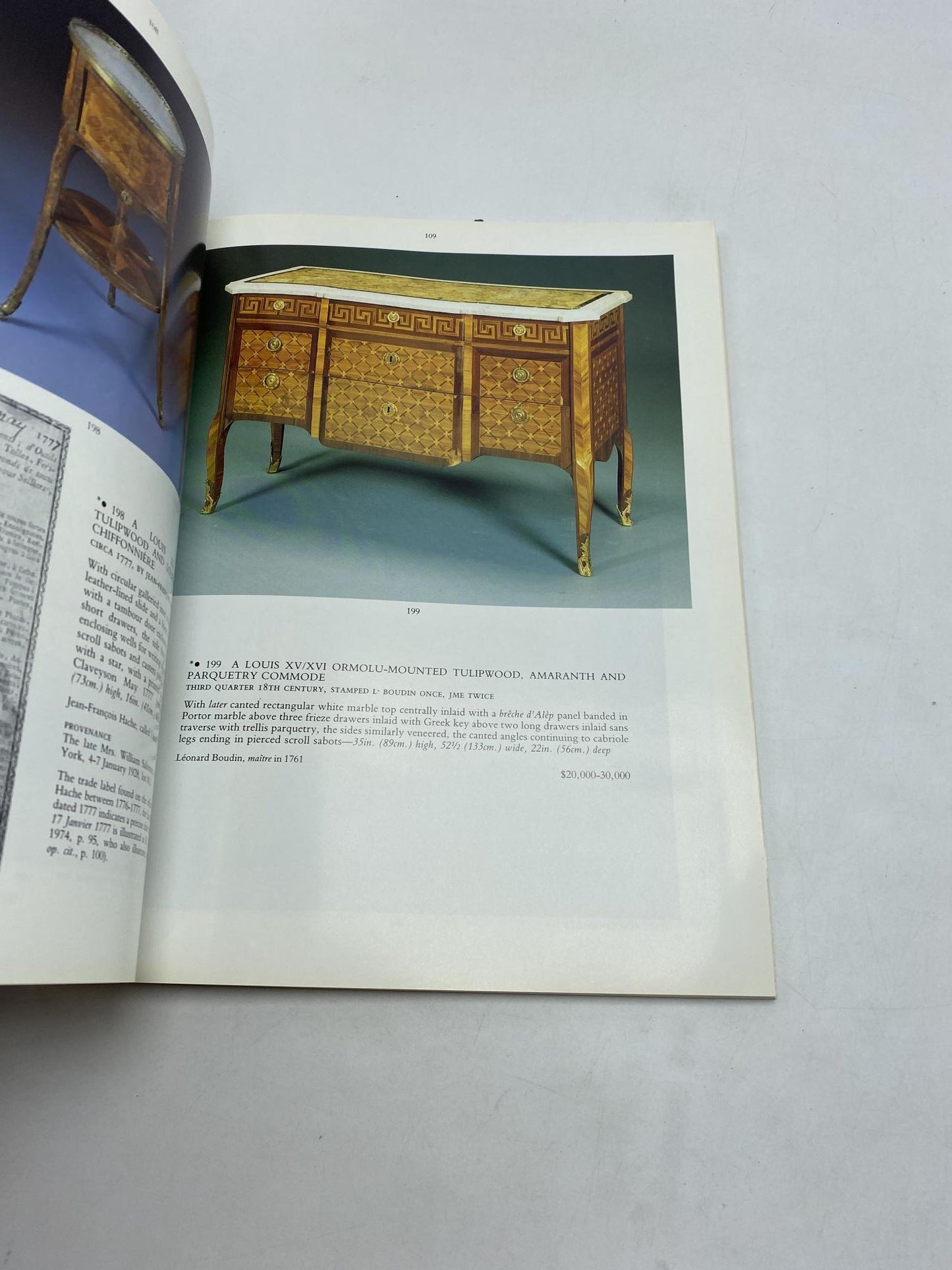 Christie's #7870: Important French Furniture, Porcelain, Clocks and Carpets. Tuesday, April 26, 1994 New York