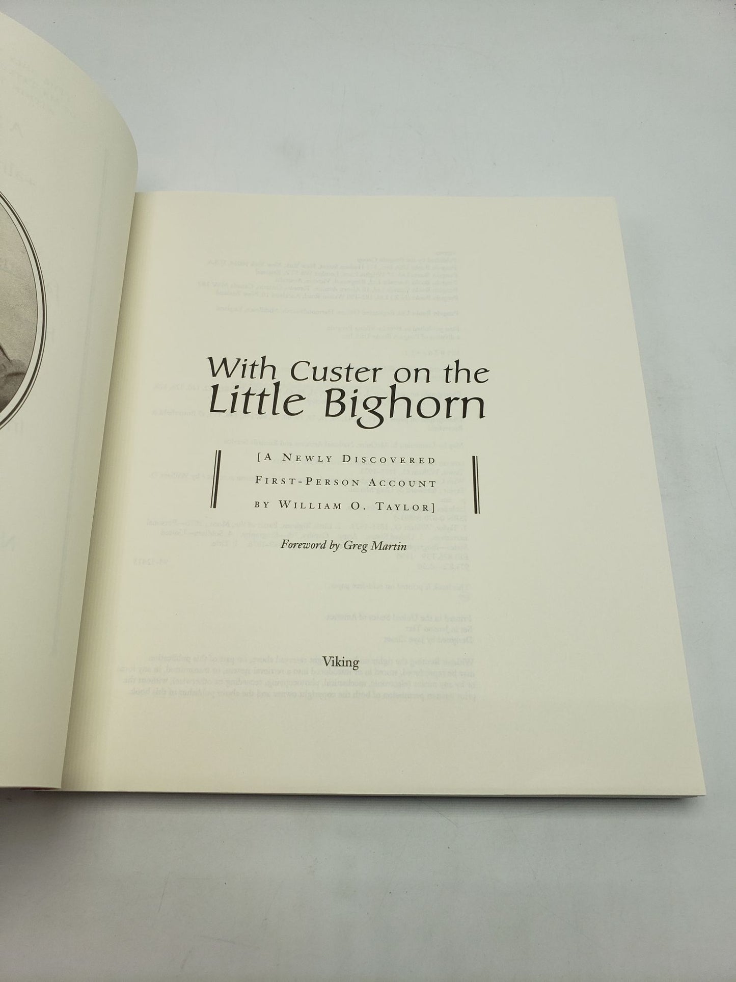 With Custer on the Little Bighorn: A Newly Discovered First-Person Account