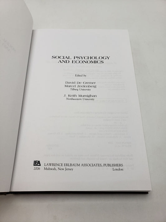 Social Psychology and Economics