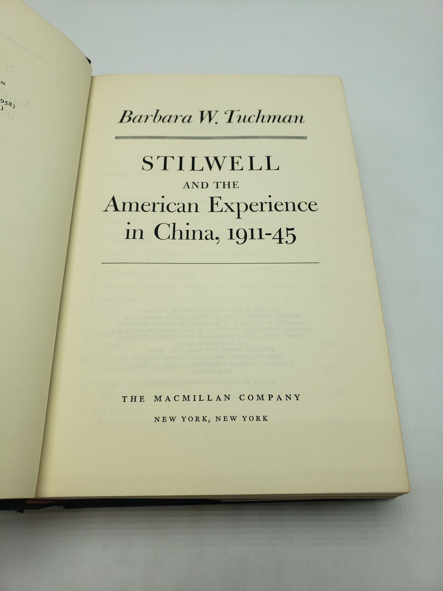 Stilwell and the American Experience in China, 1911-45