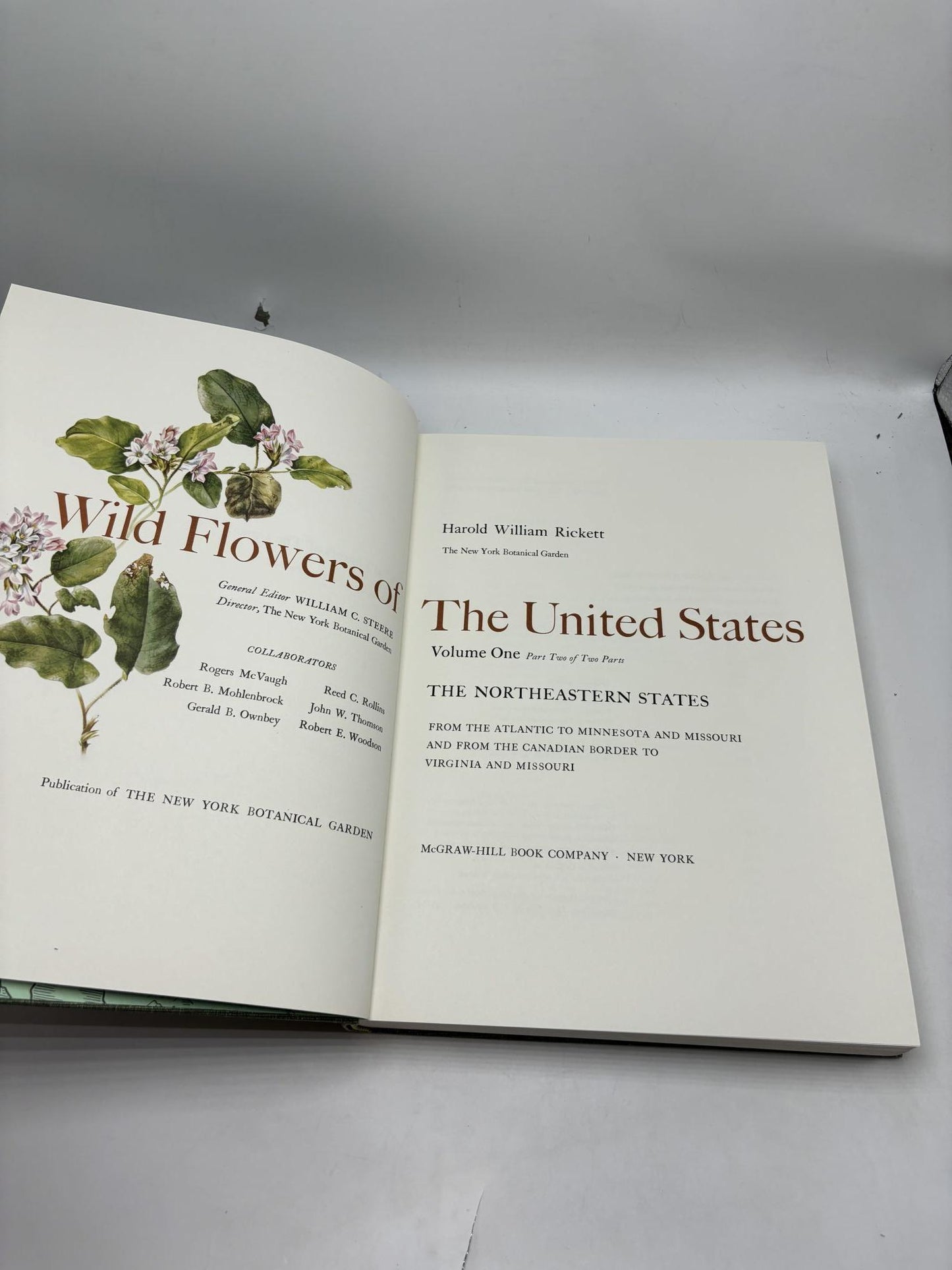 Wild Flowers Of The United States: The Northeastern States: From The Atlantic To Minnesota And Missouri And From The Canadian Border To Virginia And Missouri. Volume 1. Parts 1 & 2. (2 Volumes)