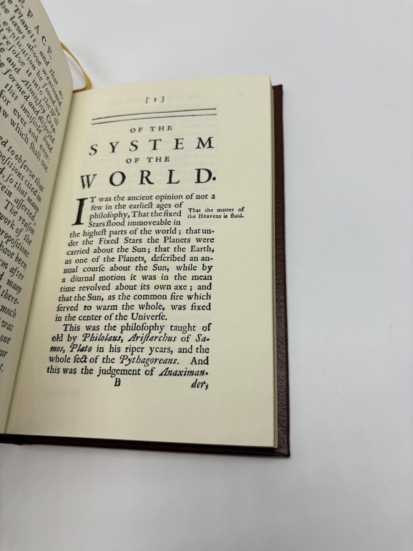 A Treatise of the System of the World
