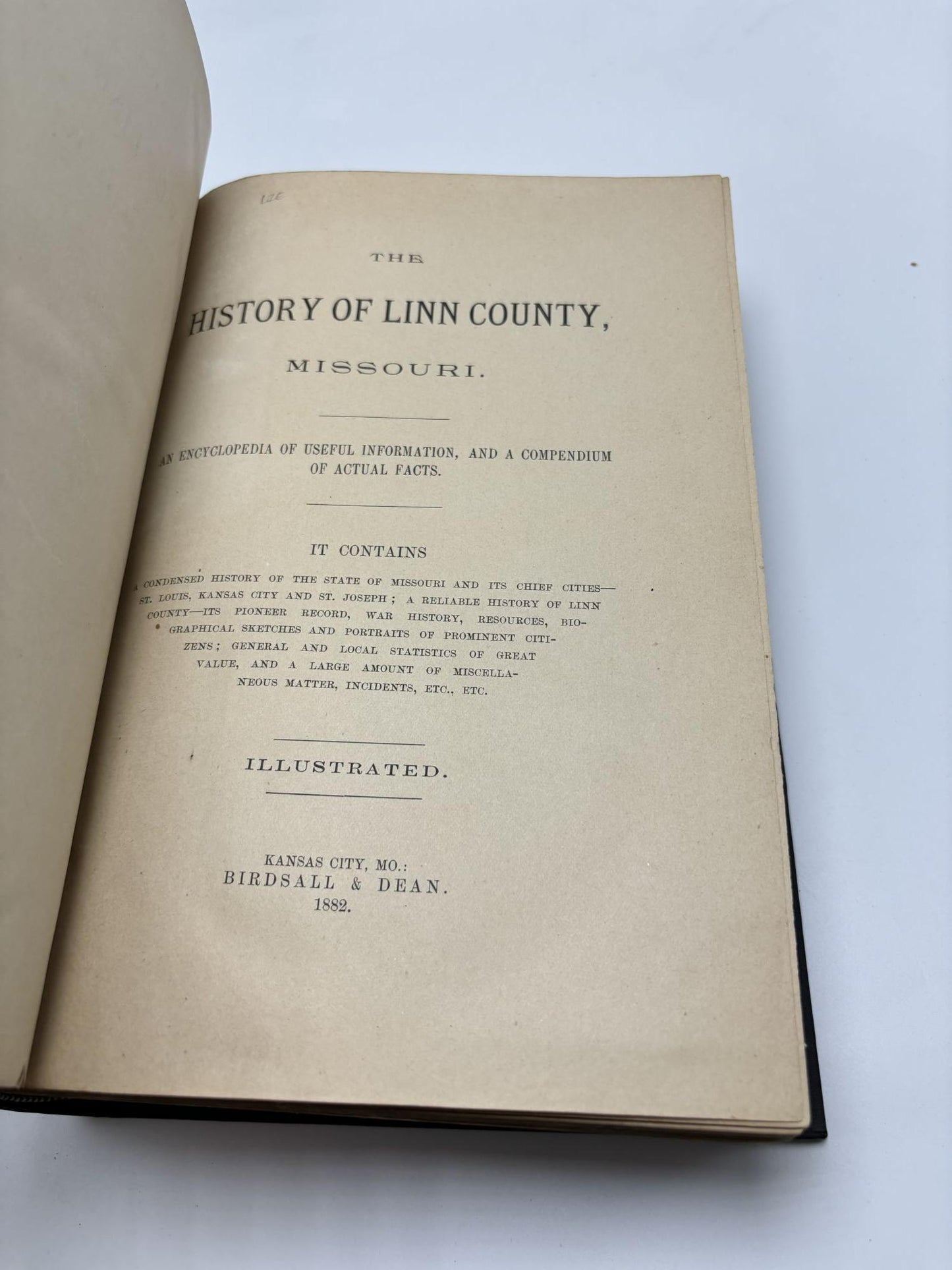The History Of Linn County, Missouri