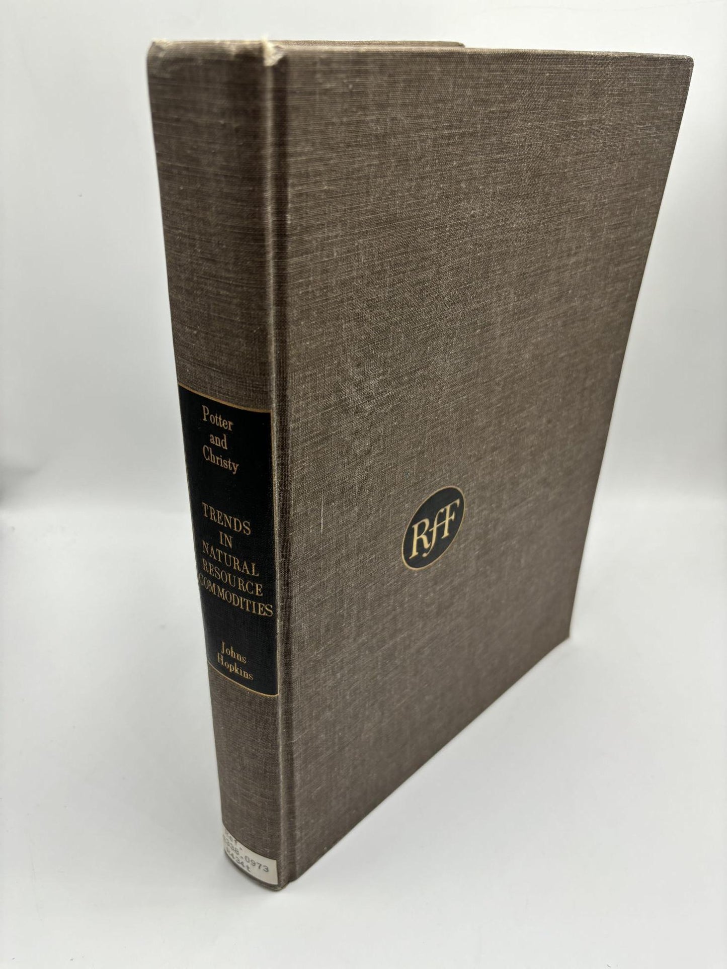 Trends In Natural Resource Commodities: Statistics Of Prices, Output, Consumption, Foreign Trade, And Employment In The United States, 1870-1957