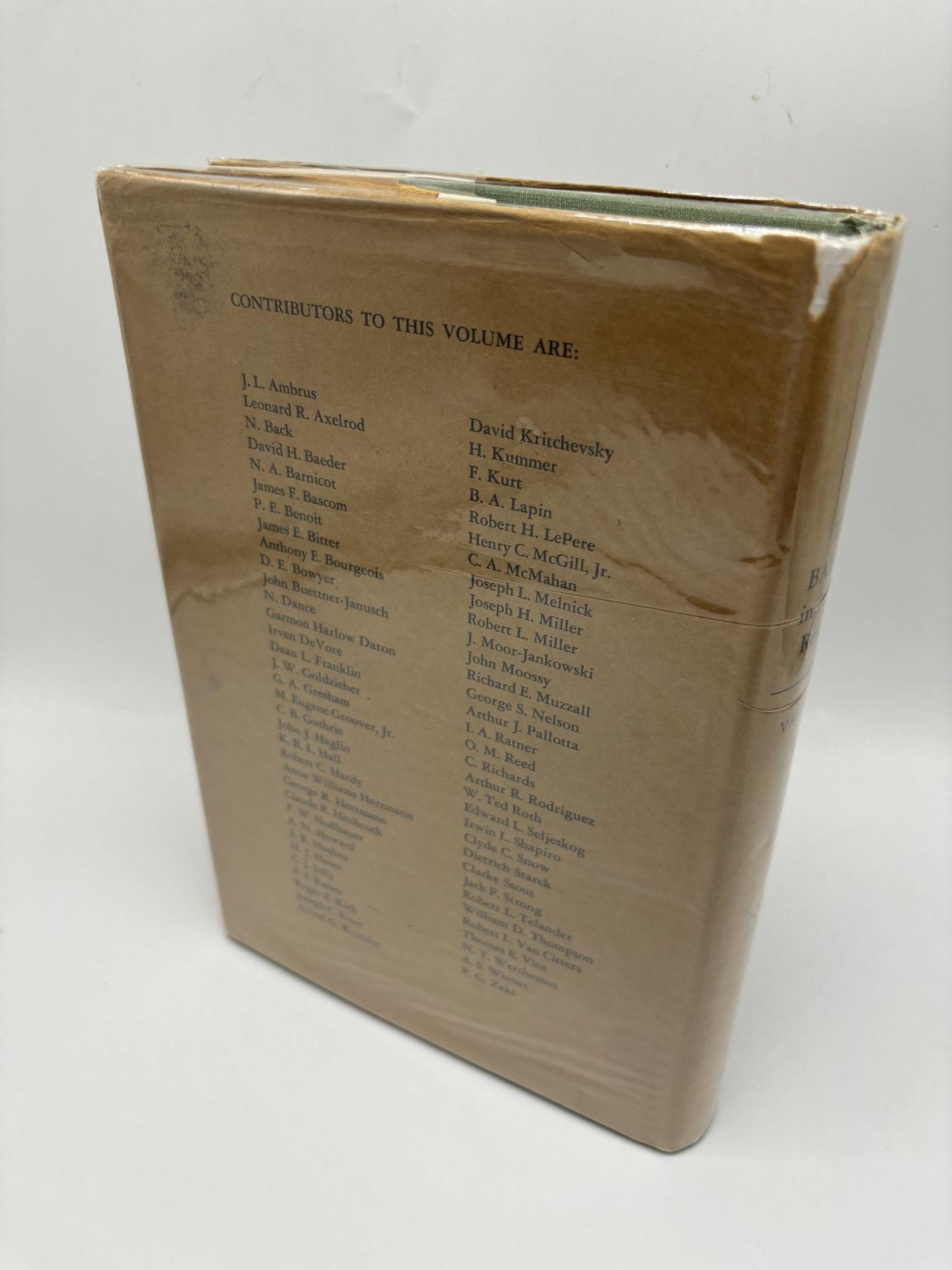 Proceedings Of The First International Symposium On The Baboon And Its Use As An Experimental Animal