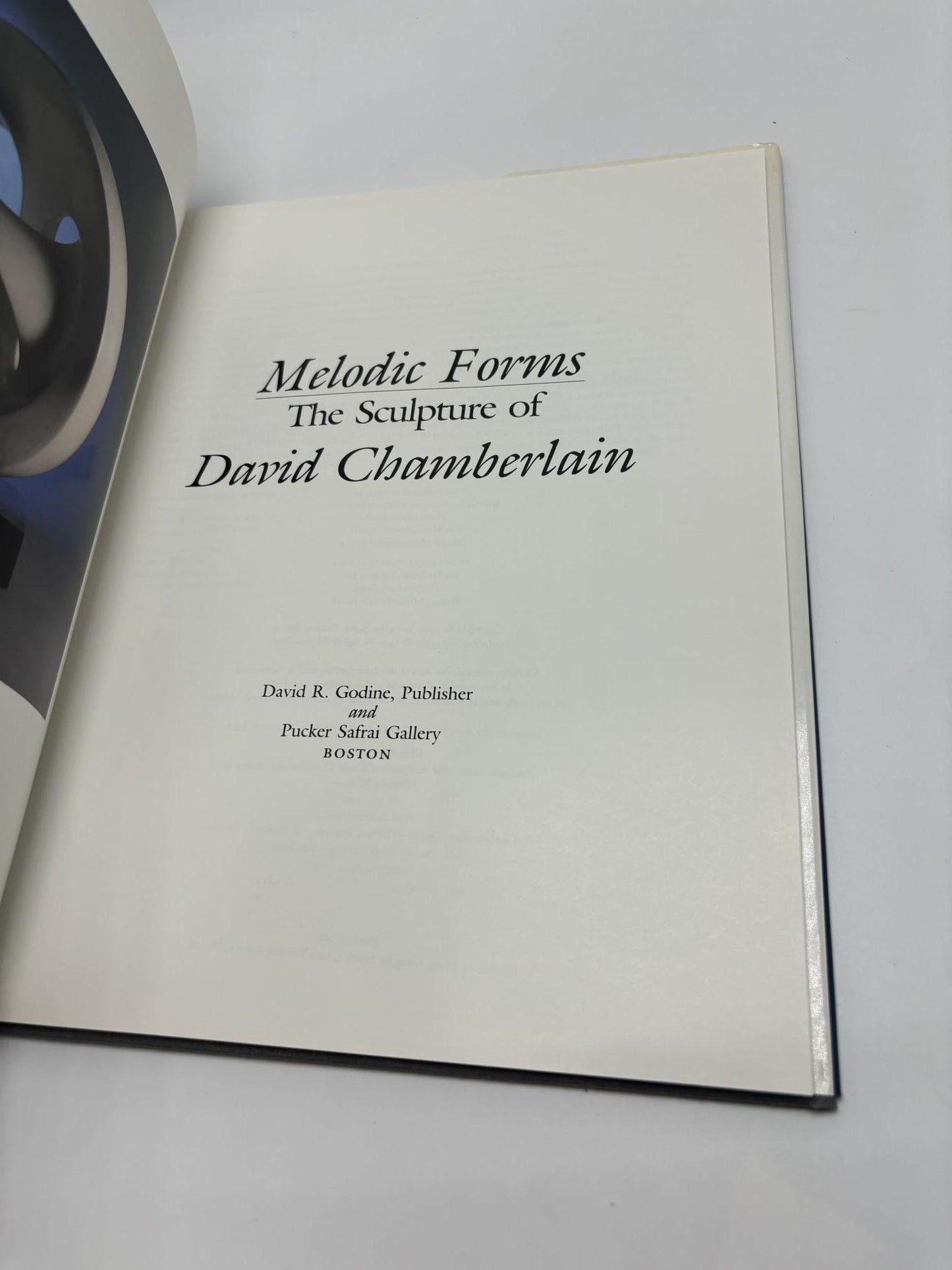 Melodic Forms: The Sculpture of David Chamberlain