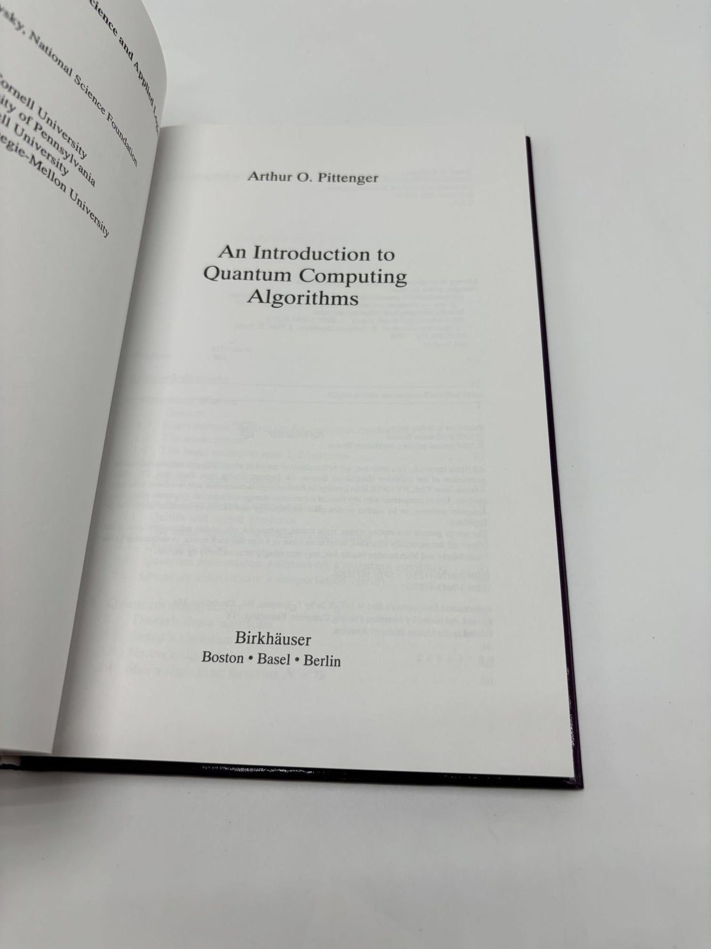 An Introduction To Quantum Computing Algorithms