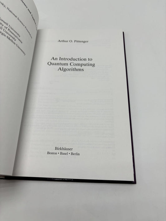 An Introduction To Quantum Computing Algorithms