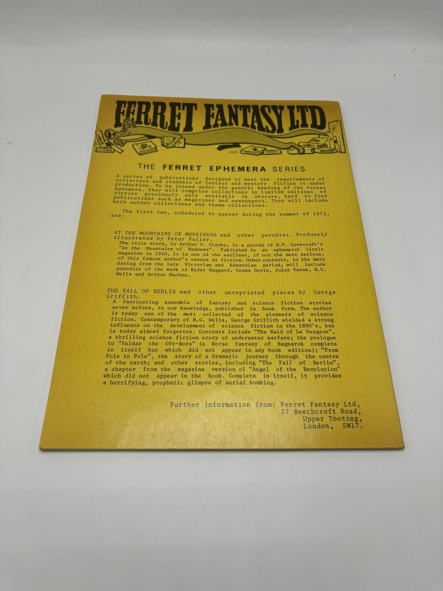 From An Ultimate Dim Thule : A Review of the early Works of Sidney H. Sime