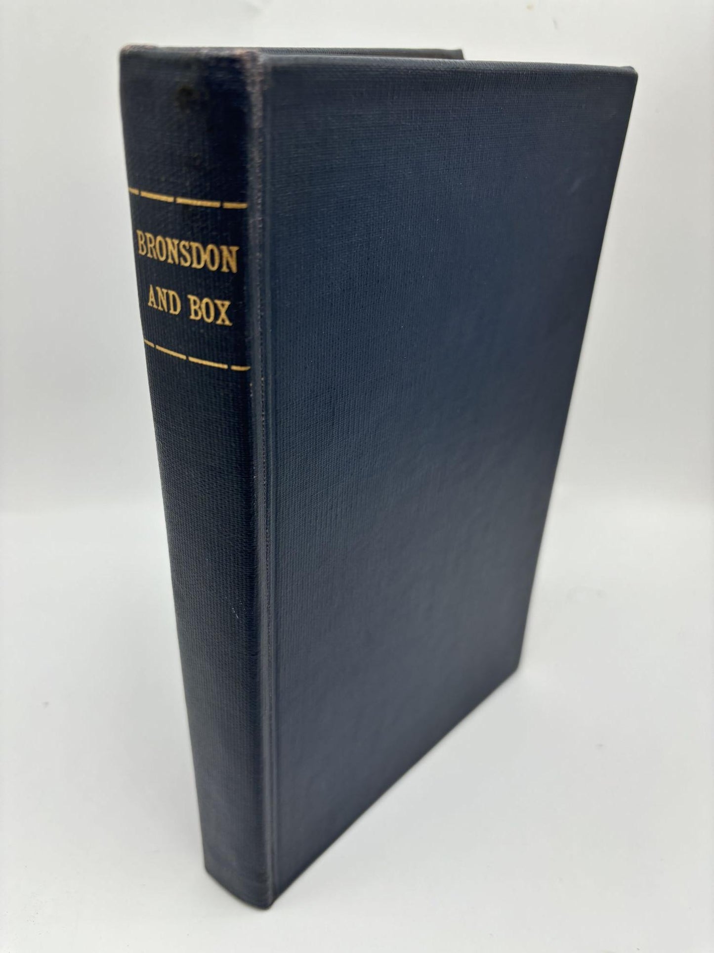 Bronsdon And Box Families: Part 1, Robert Bronsdon, Merchant & His Descendants; Part 2, John Box, Ropemaker, And His Descendants