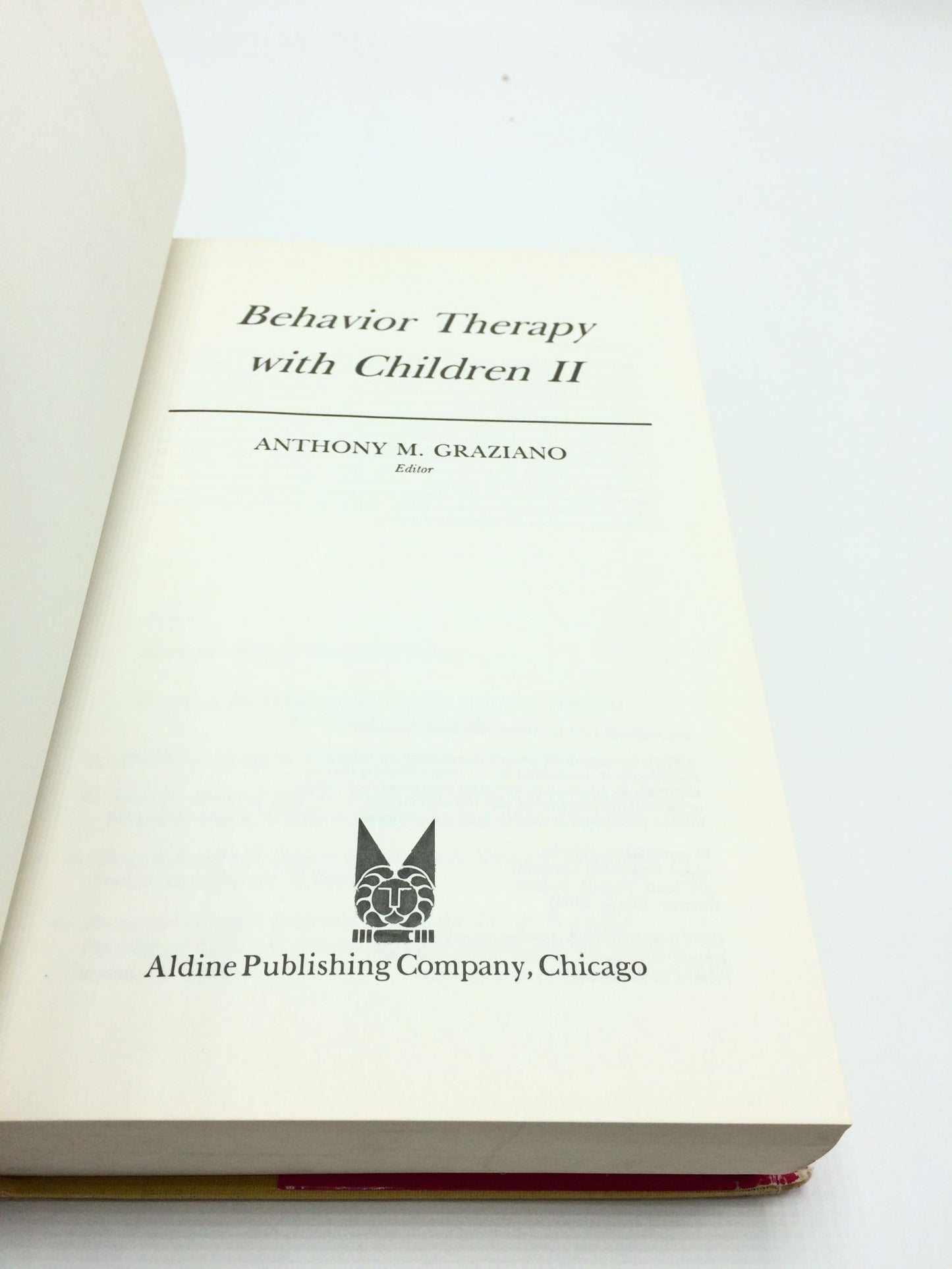 Behavior Therapy with Children II