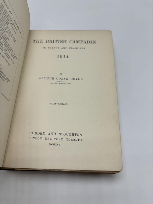 The British Campaign in France & Flanders 1914