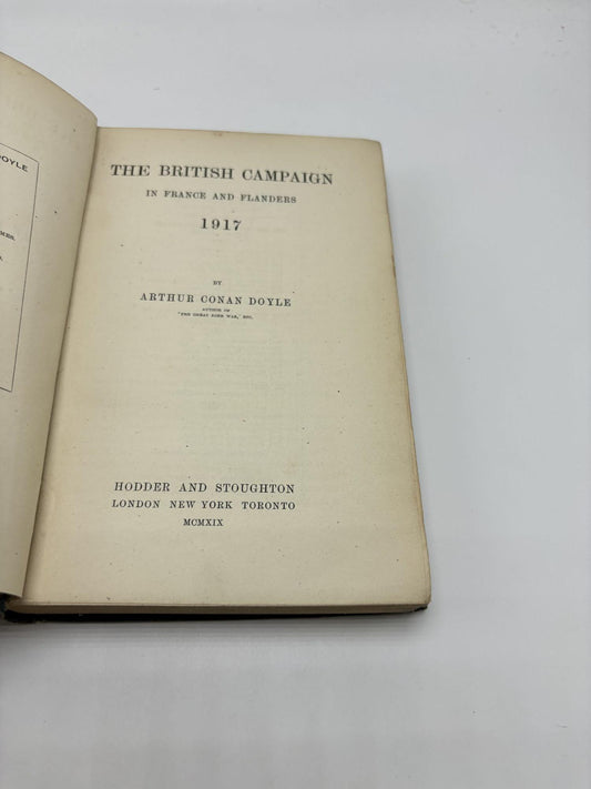 The British Campaign in France & Flanders 1917