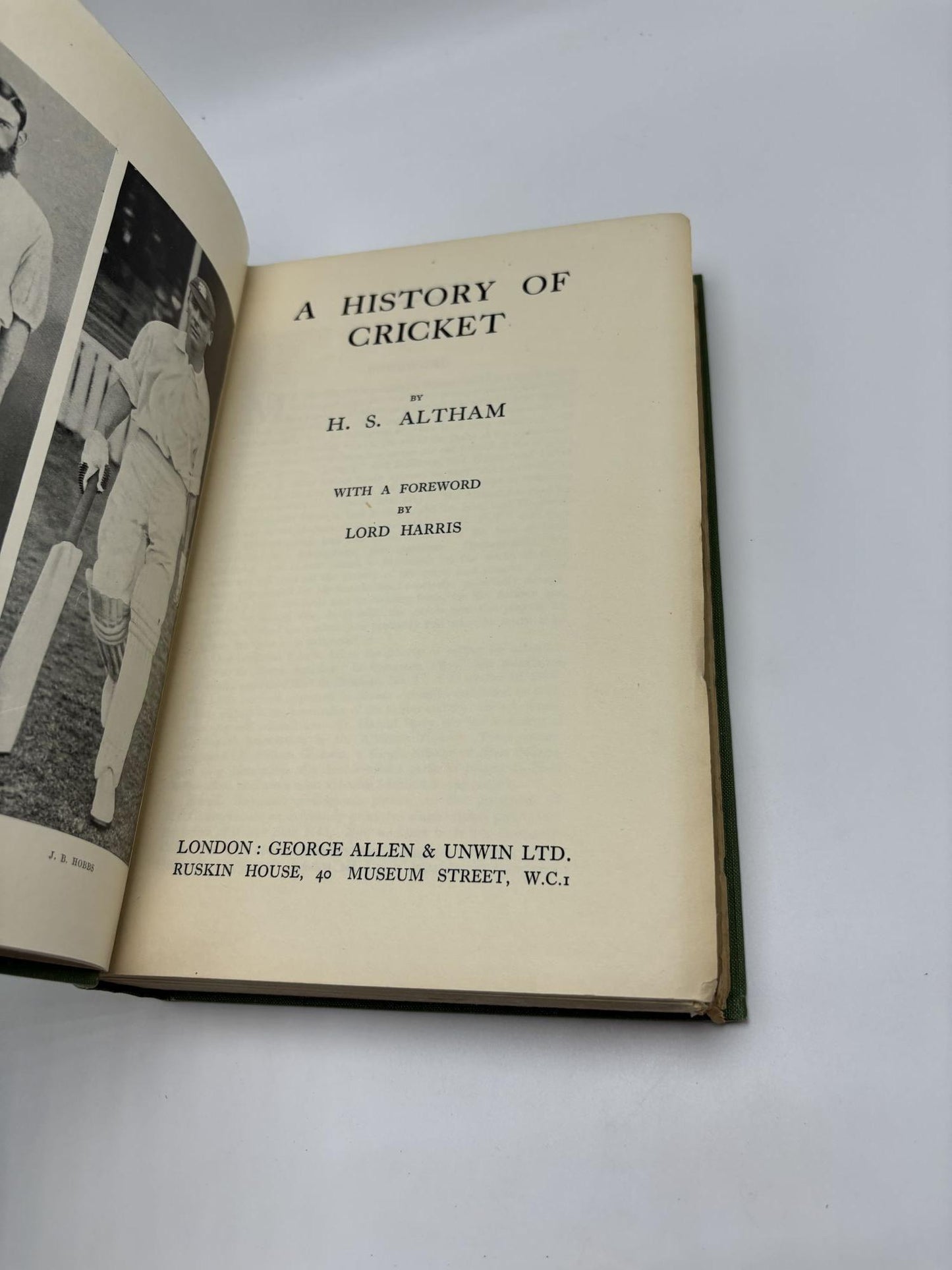 A History of Cricket