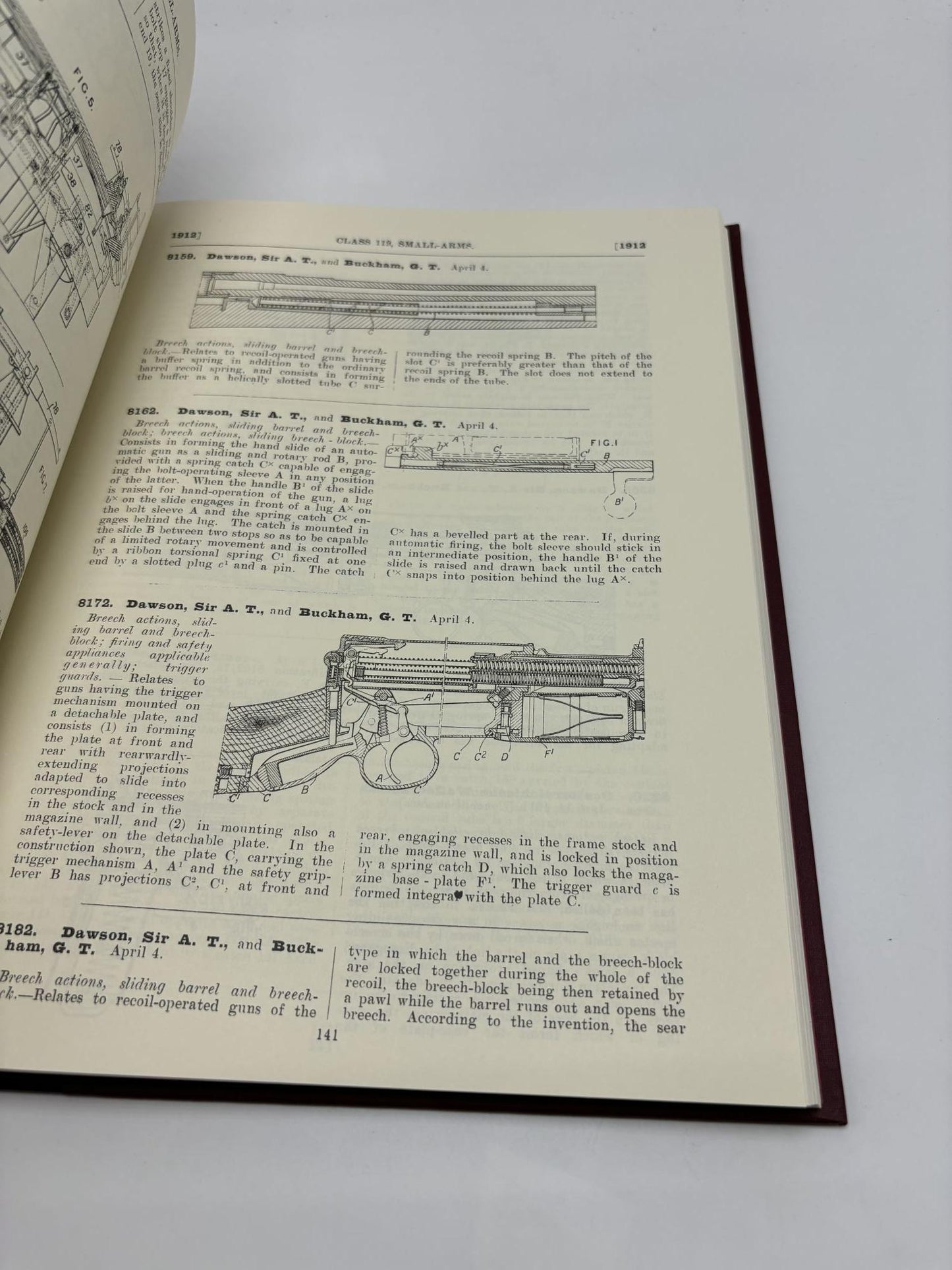 Patents for Inventions : Class 119 (Small Arms), 1855-1930