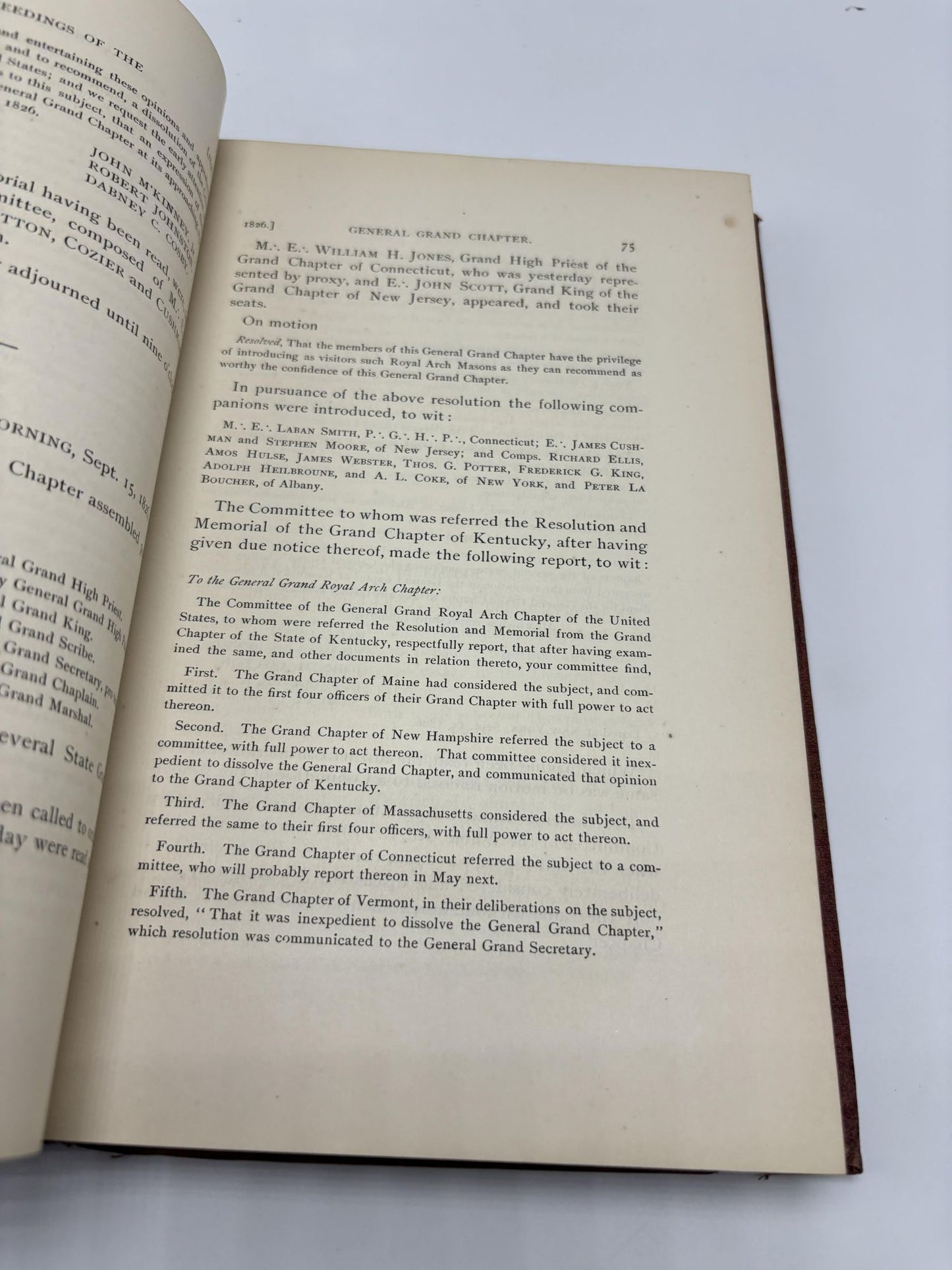 Proceedings Of The General Grand Chapter Of Royal Arch Masons Of The United States From Its Organization, In 1797, Up To And Including The Triennial Convocation Of 1856