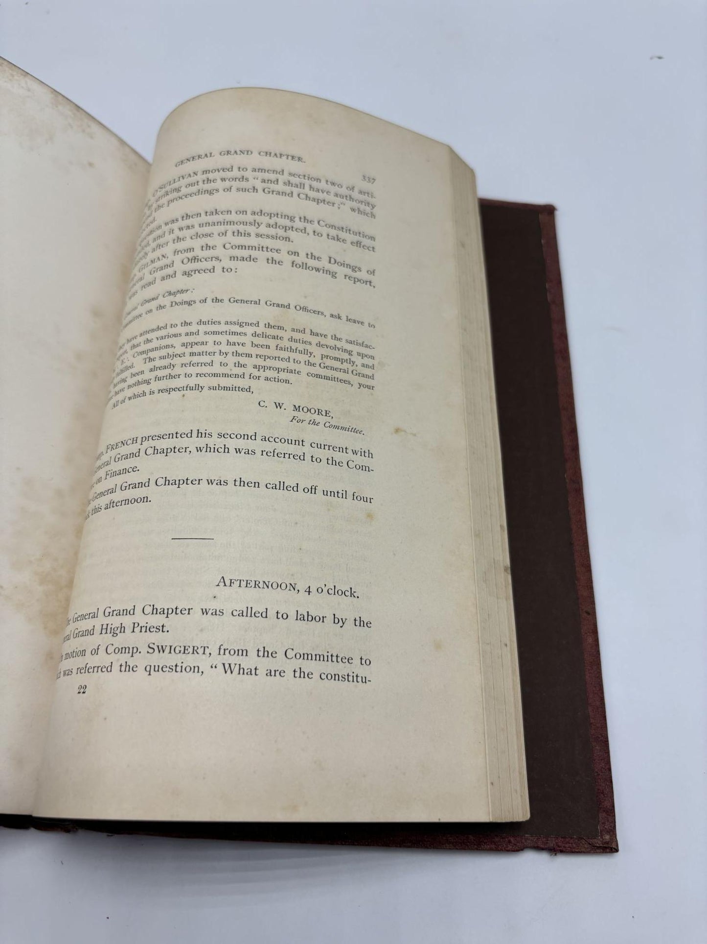 Proceedings Of The General Grand Chapter Of Royal Arch Masons Of The United States From Its Organization, In 1797, Up To And Including The Triennial Convocation Of 1856