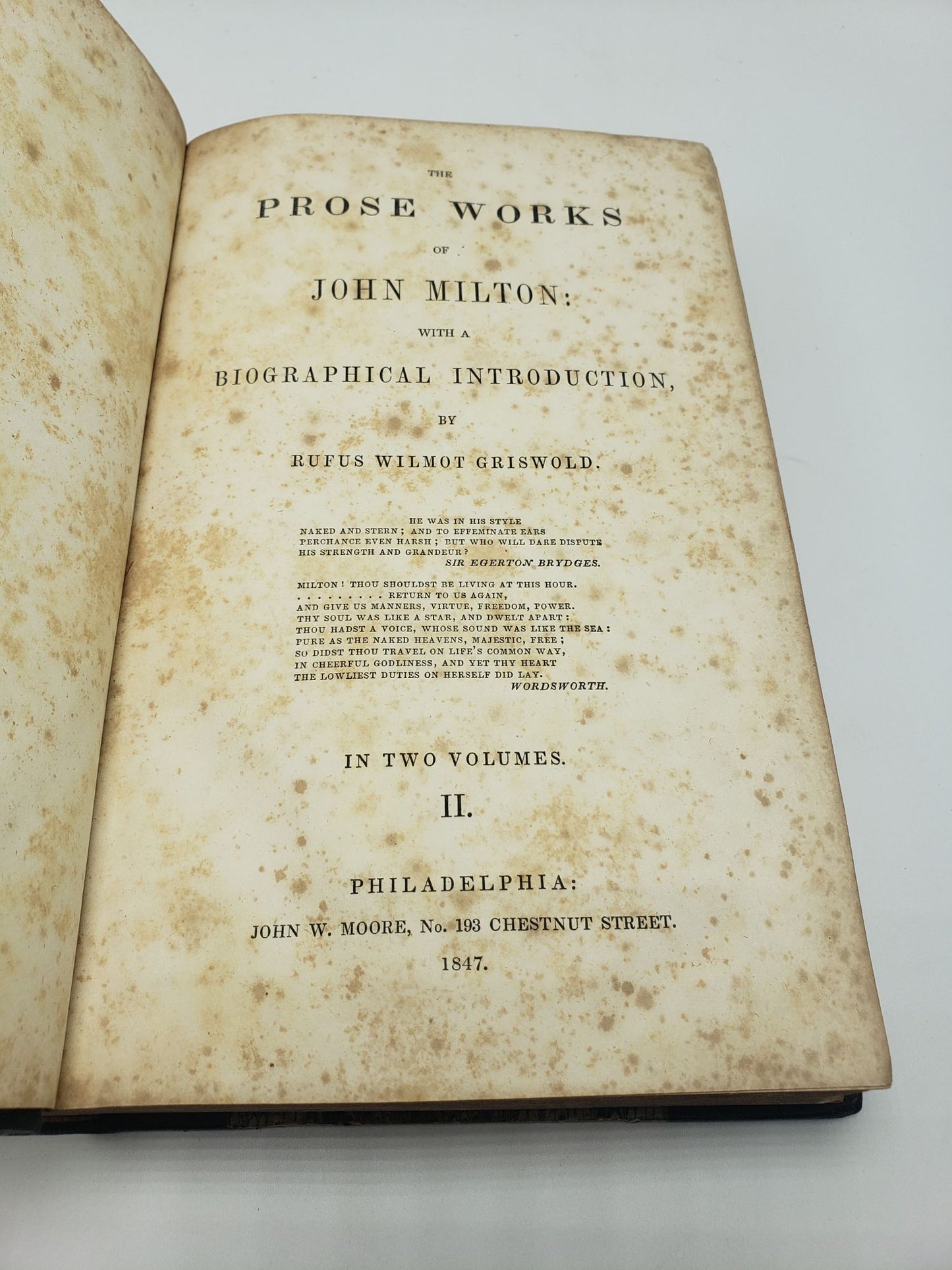 Prose Works (2 Vol. Set)
