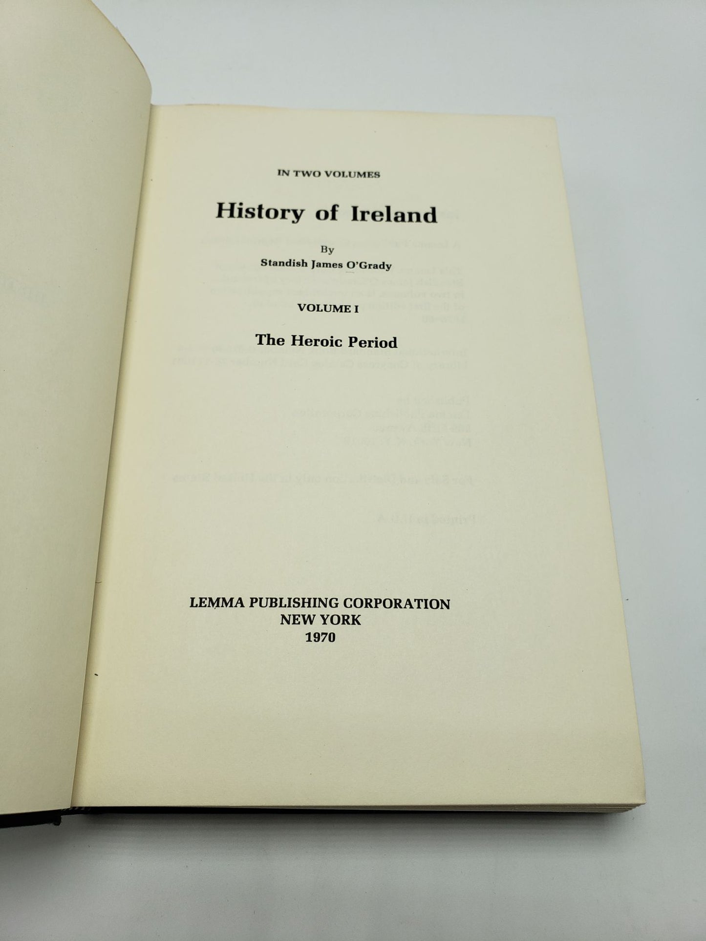 History of Ireland (2 Volume Set)