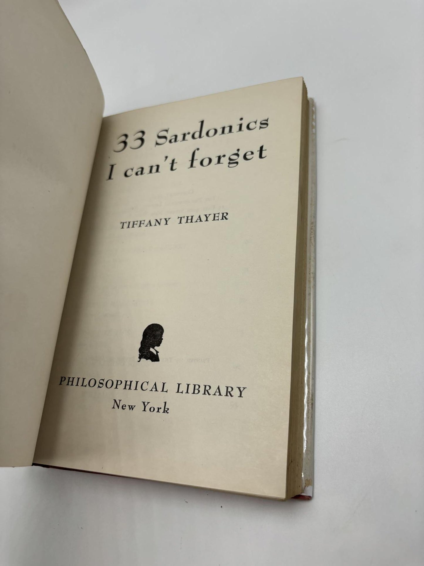 33 Sardonics I Can't Forget