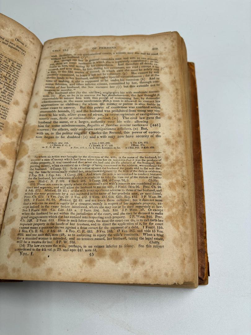 Commentaries On The Laws Of England, By The Late Sir W. Blackstone, To Which Is Added An Analysis By Barron Field, Esq. (2 Volumes In 1)