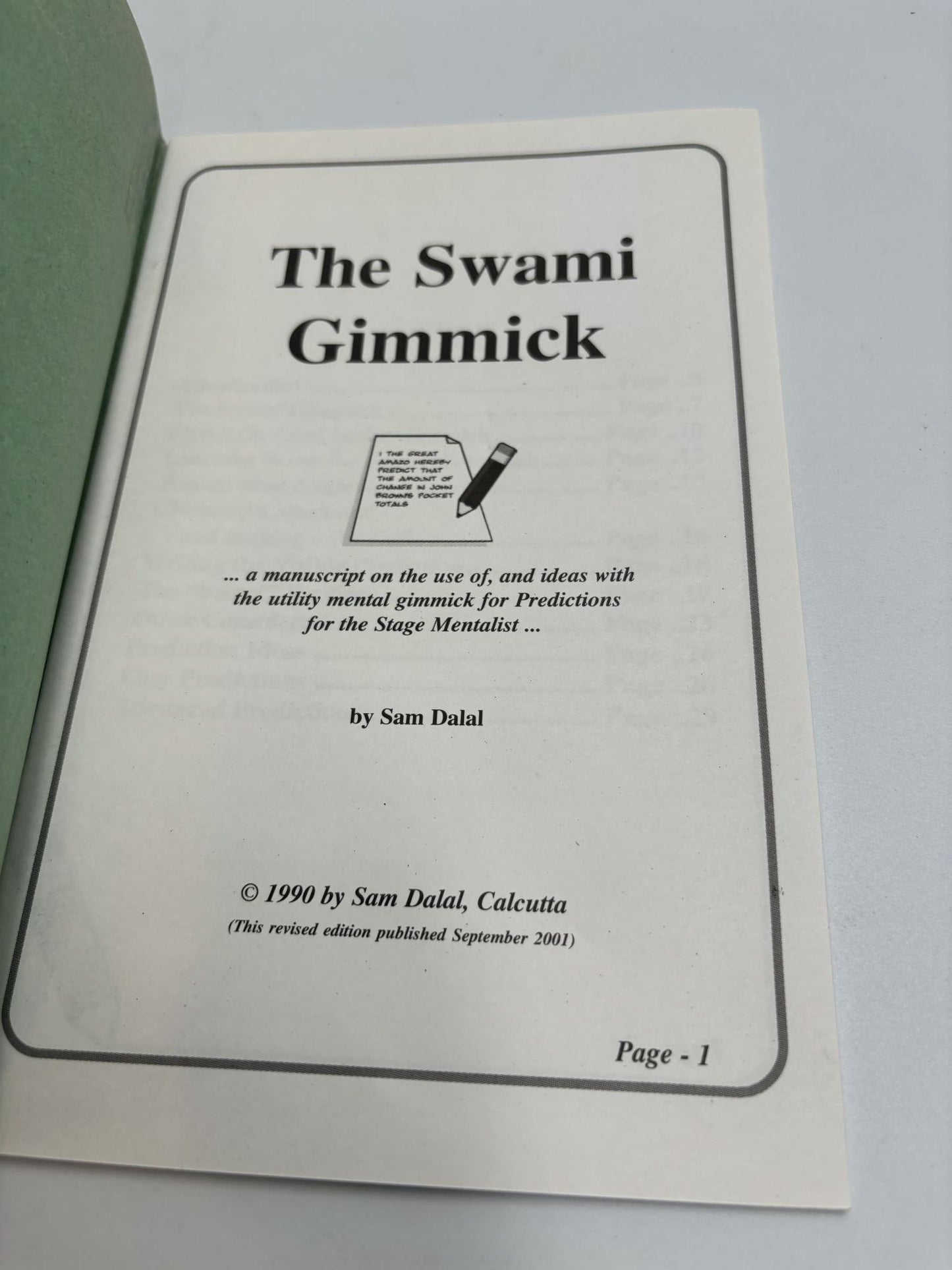 The Swami Gimmick
