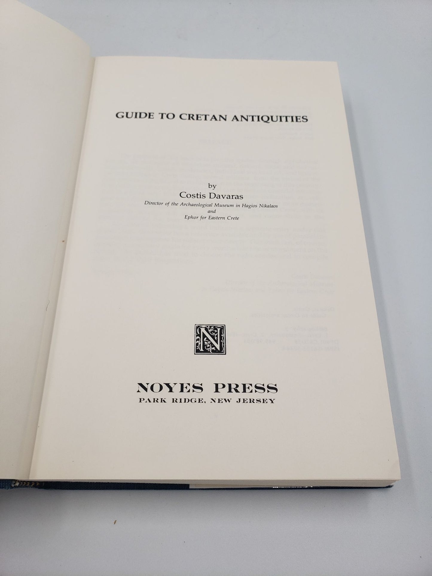 Guide To Cretan Antiquities
