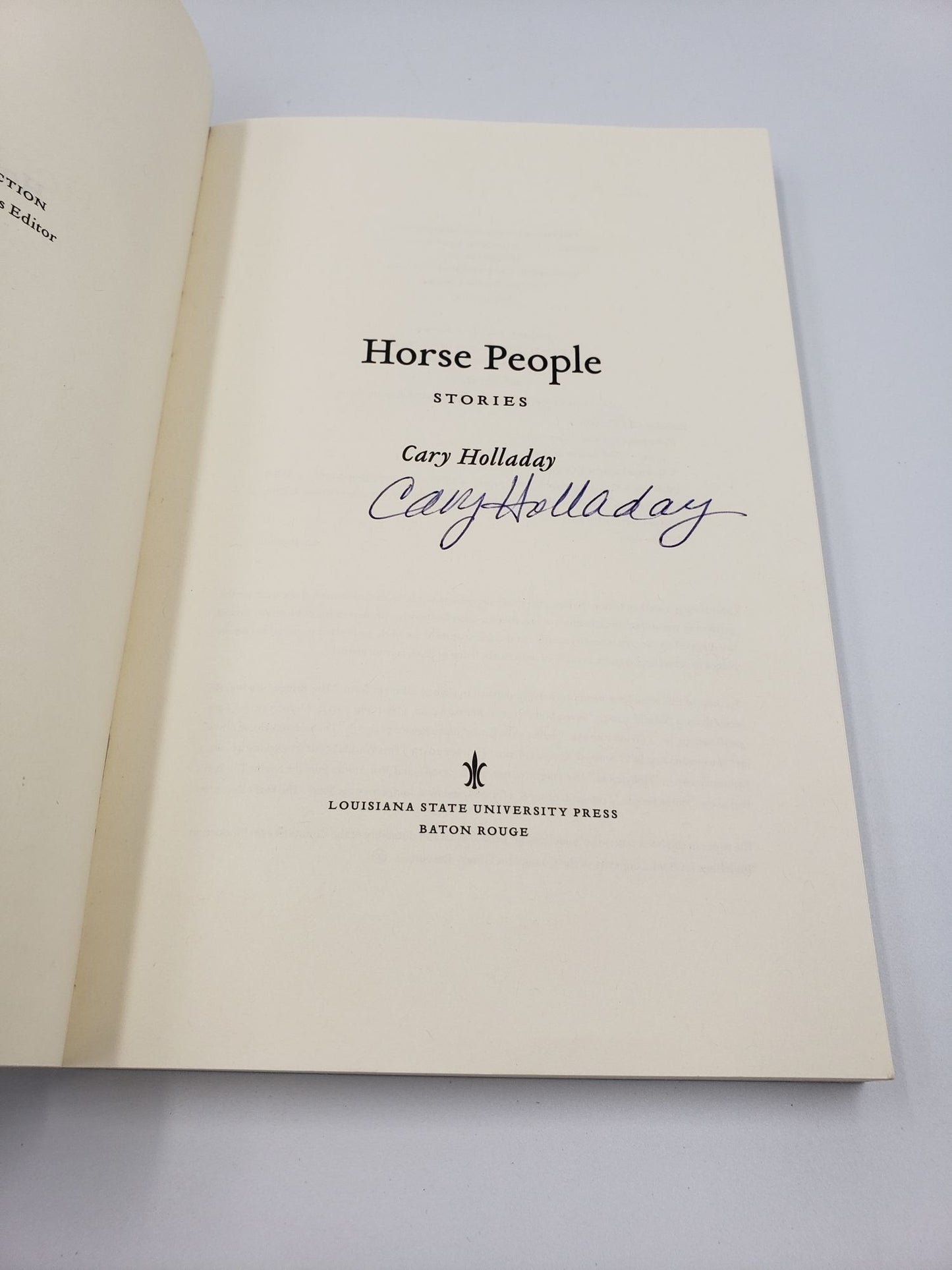Horse People: Stories