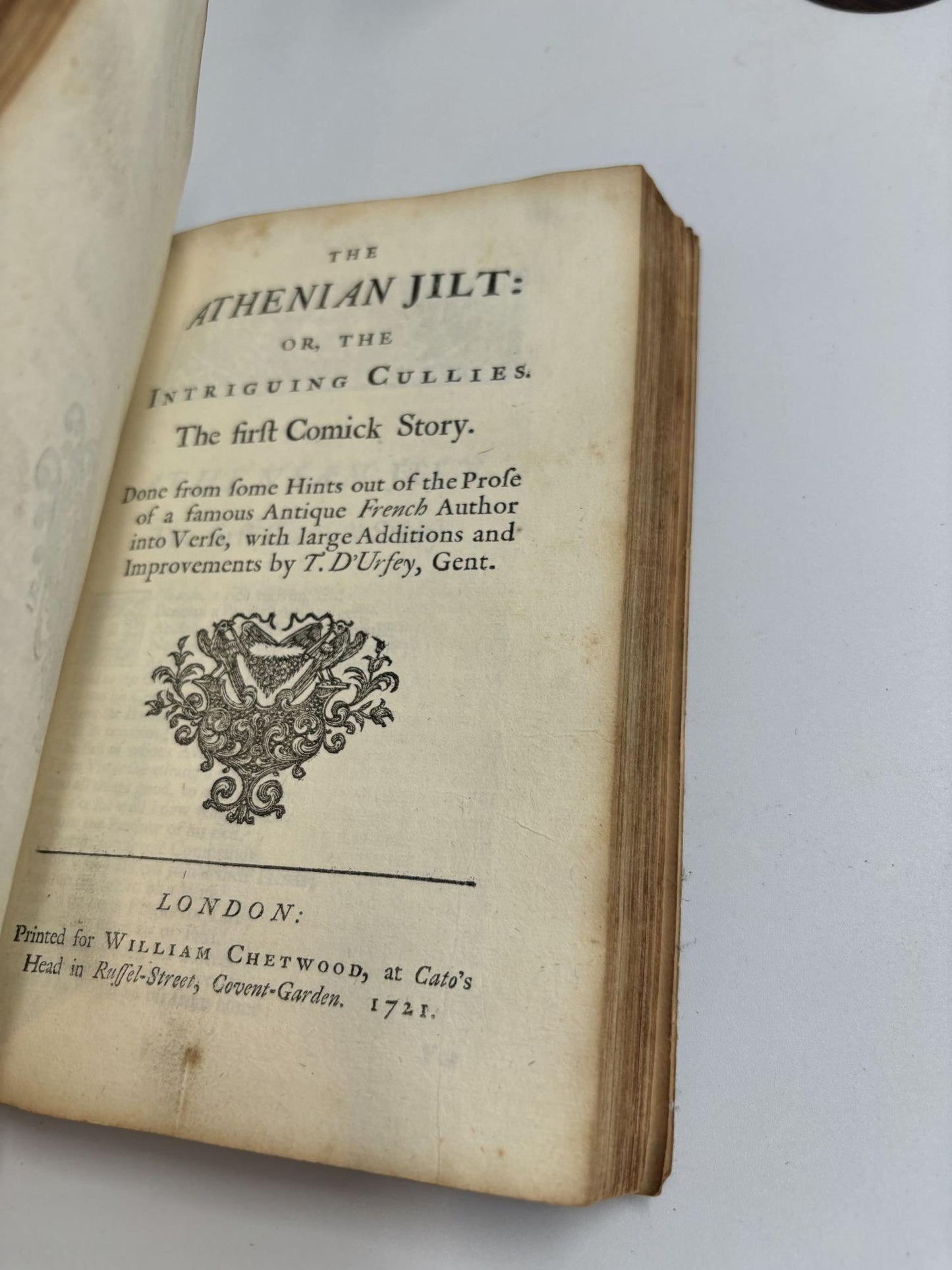New Opera's, With Comical Stories, and Poems, on Several Occasions, Never before Printed. Being the remaining Pieces, Written by Mr. D'Urfey