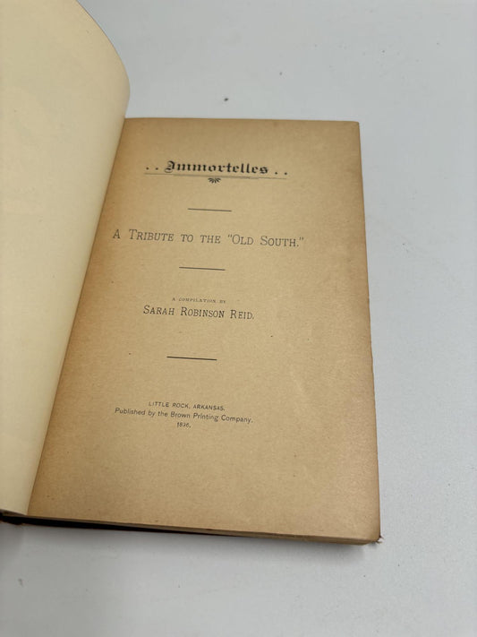 Immortelles: A Tribute to the Old South