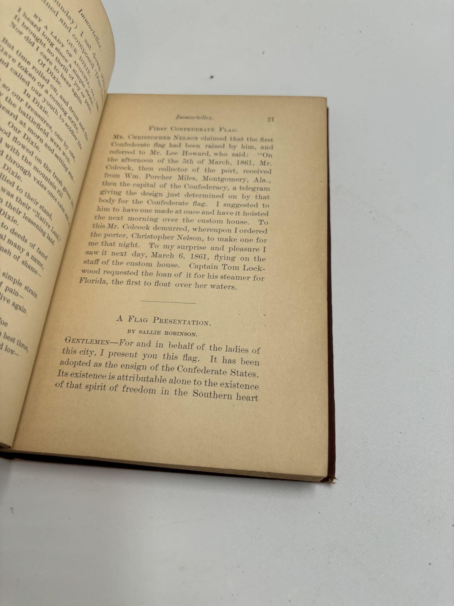 Immortelles: A Tribute to the Old South