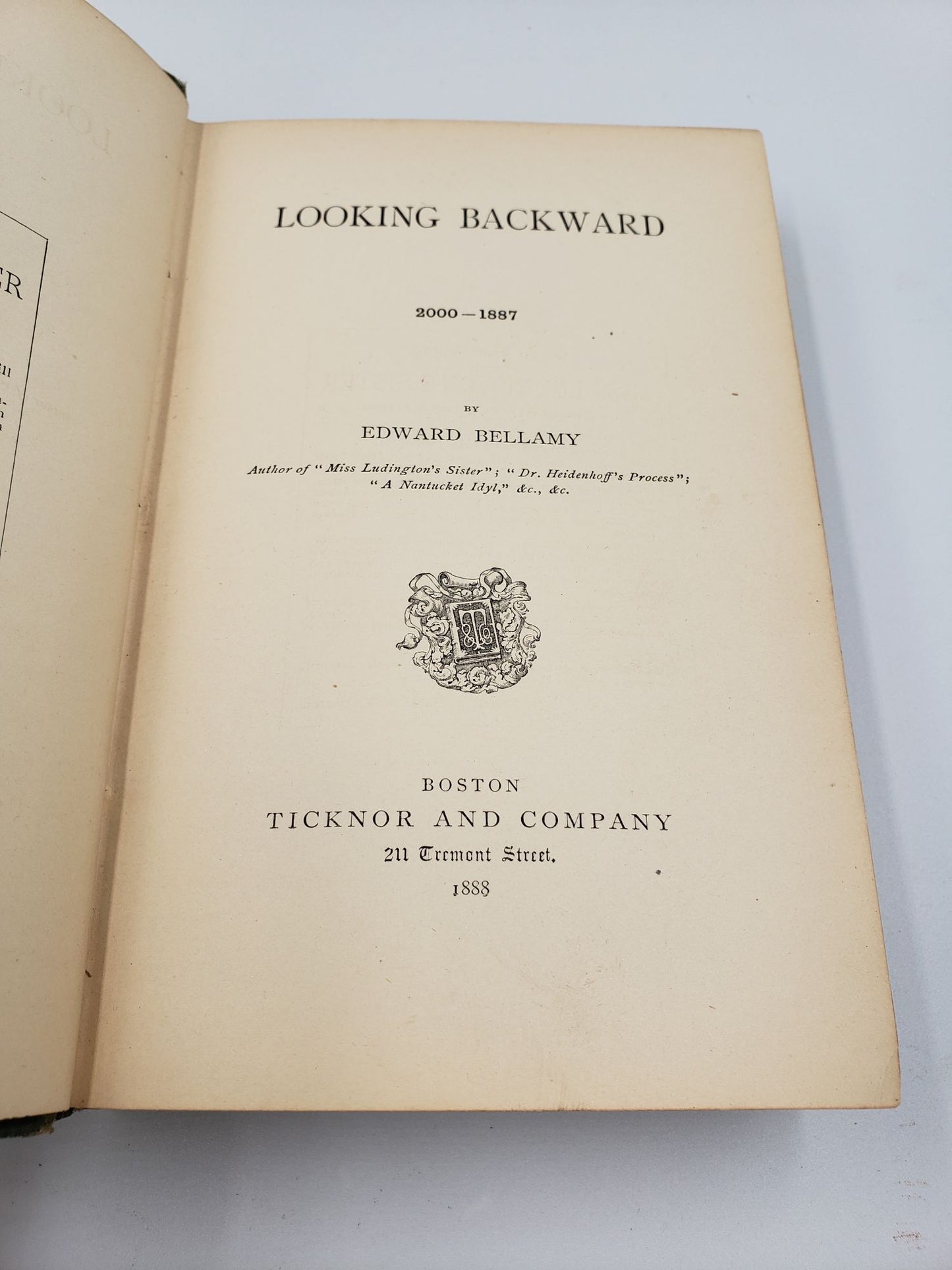 Looking Backward 2000 - 1887