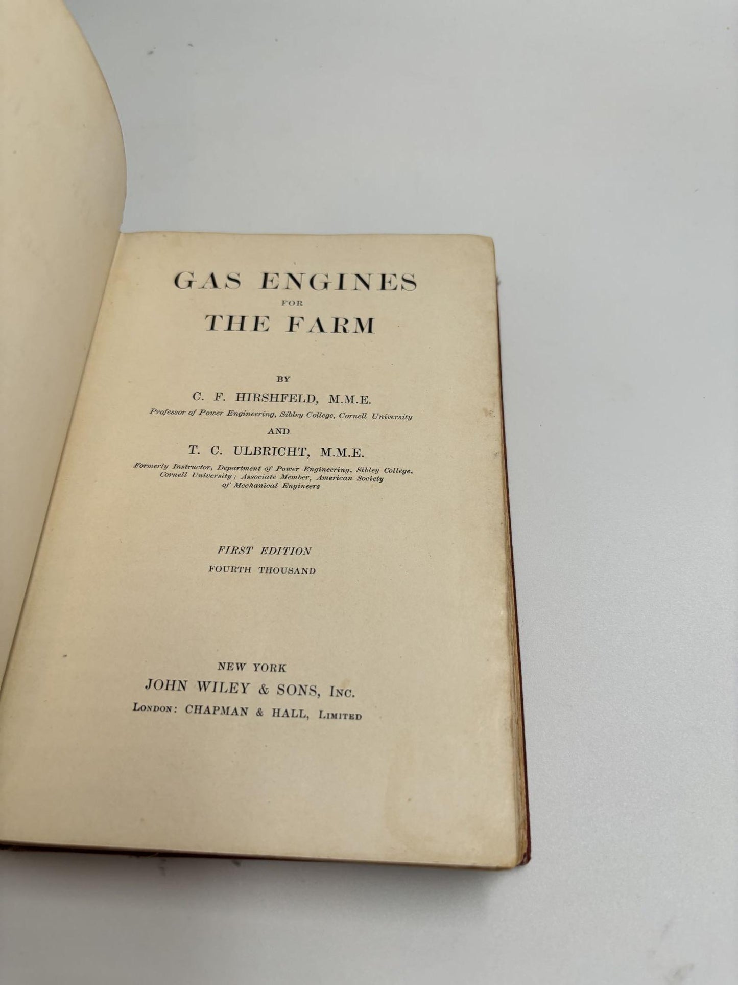 Gas Engines For The Farm