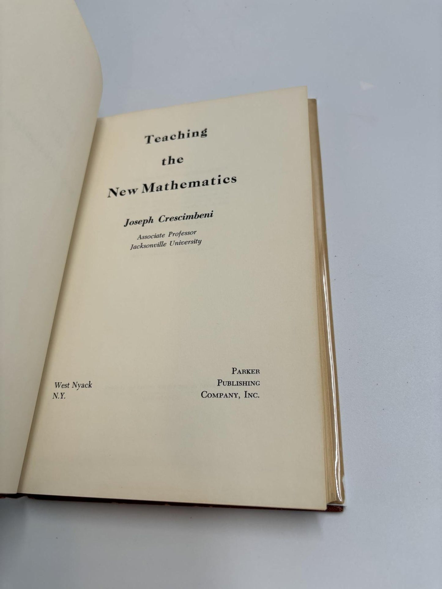 Teaching The New Mathematics