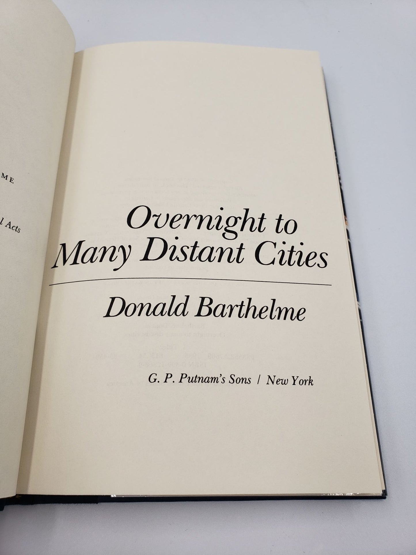 Overnight to Many Distant Cities