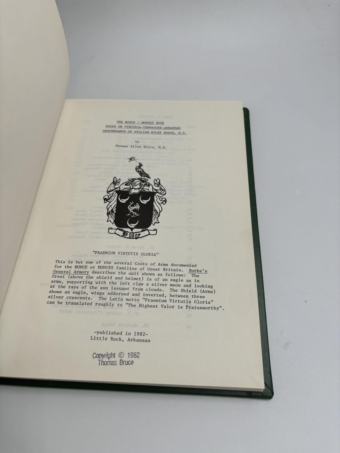 The Hodge-Hodges Book: Volume 1: Focus On Virginia-Tennessee-Arkansas Descendants Of William Riley Hodge