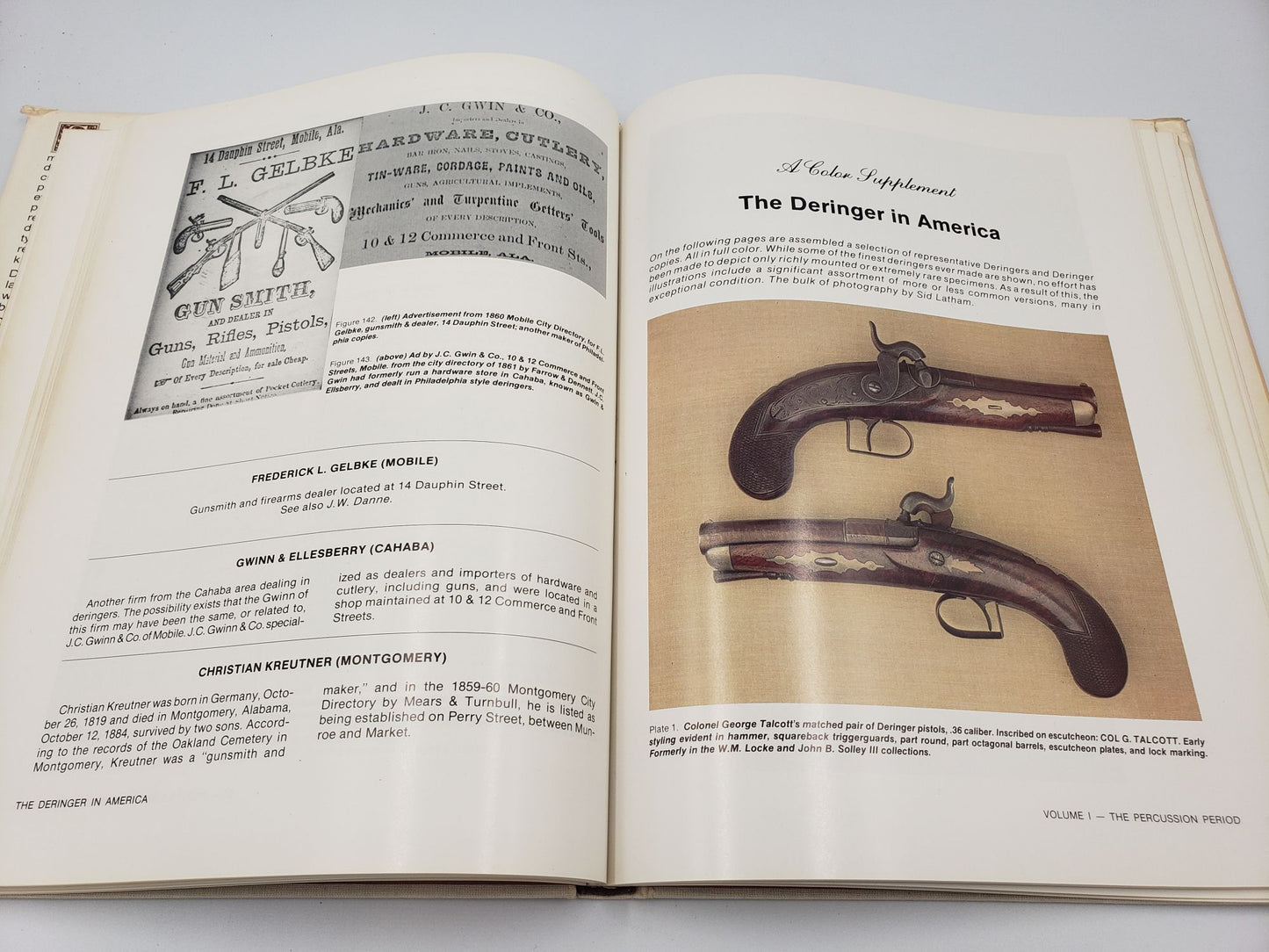 The Deringer In America: The Percussion Period, and The Cartridge Period (2 Vol.)