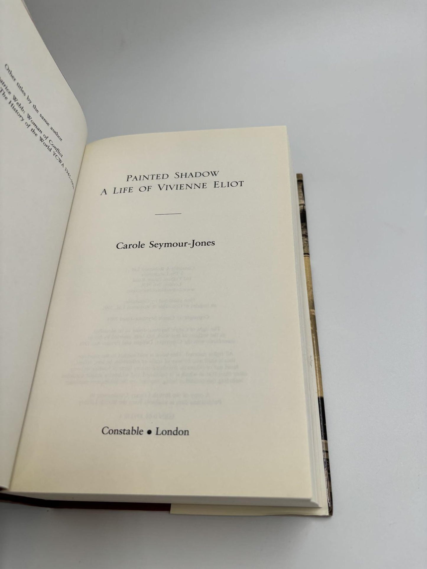 Painted Shadow: A Life of Vivienne Eliot