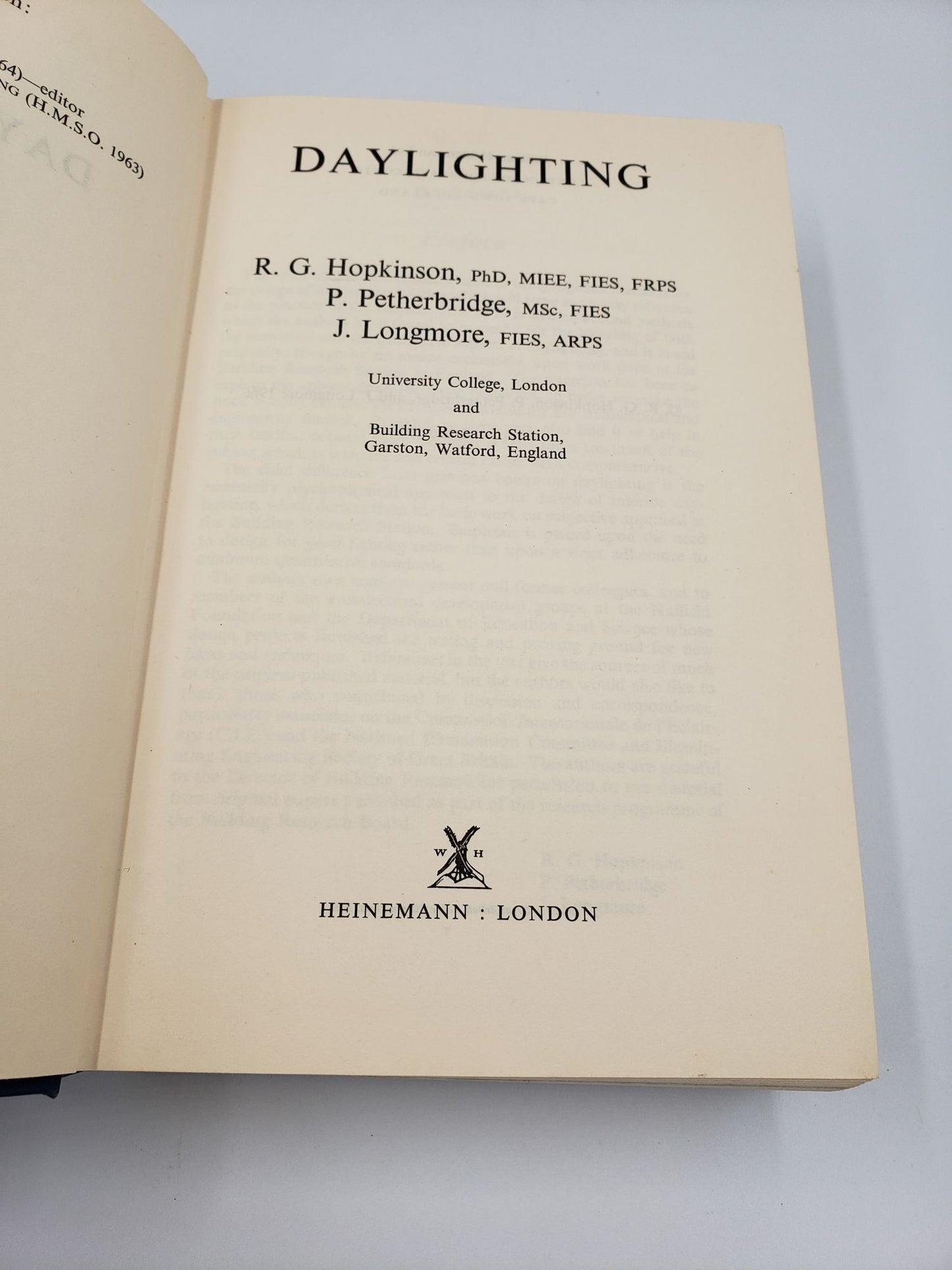 Daylighting