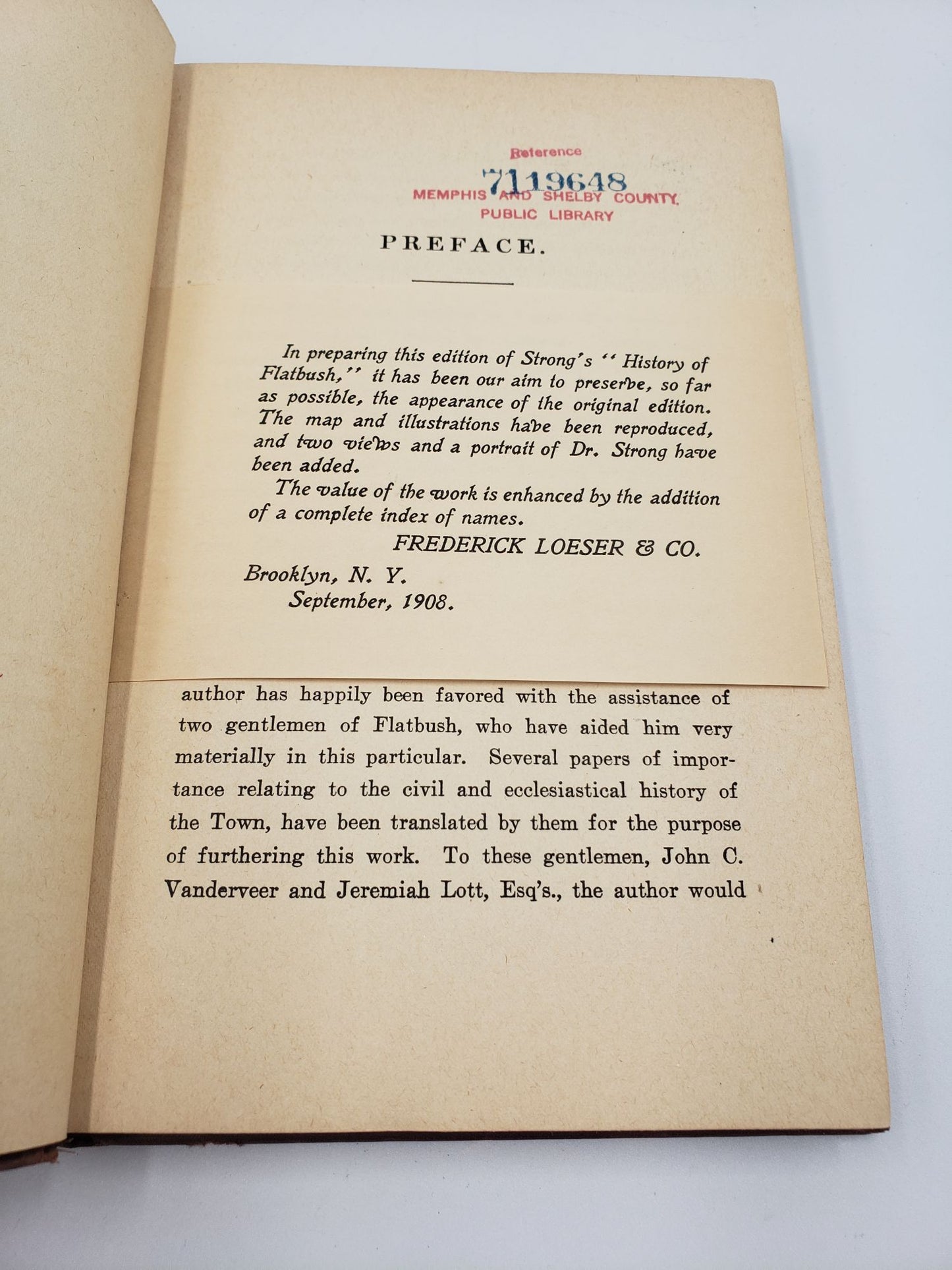 The History Of The Town Of Flatbush In Kings County, Long-Island