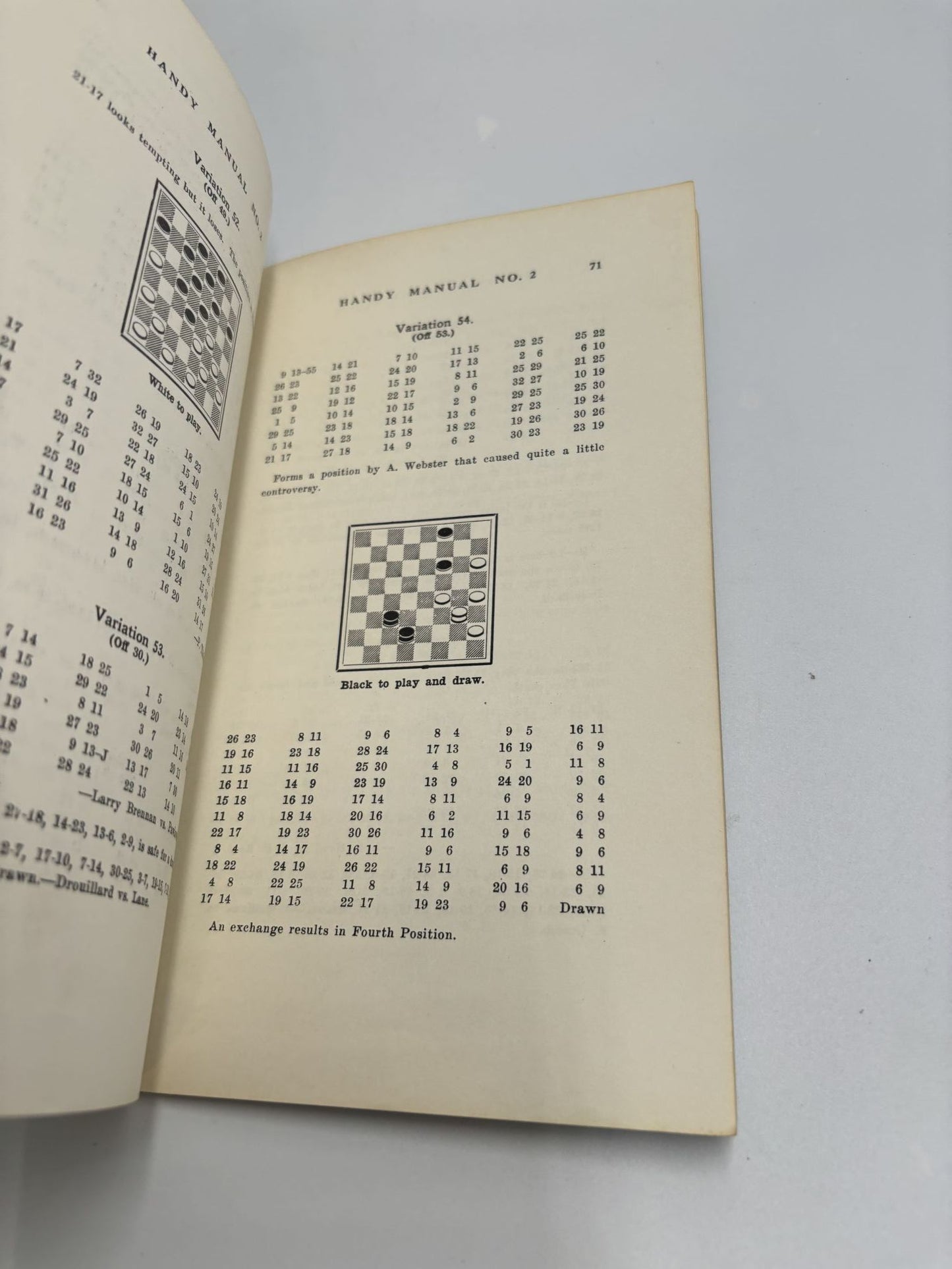 Checkers Handy Manual No.2, Part 2 Cross