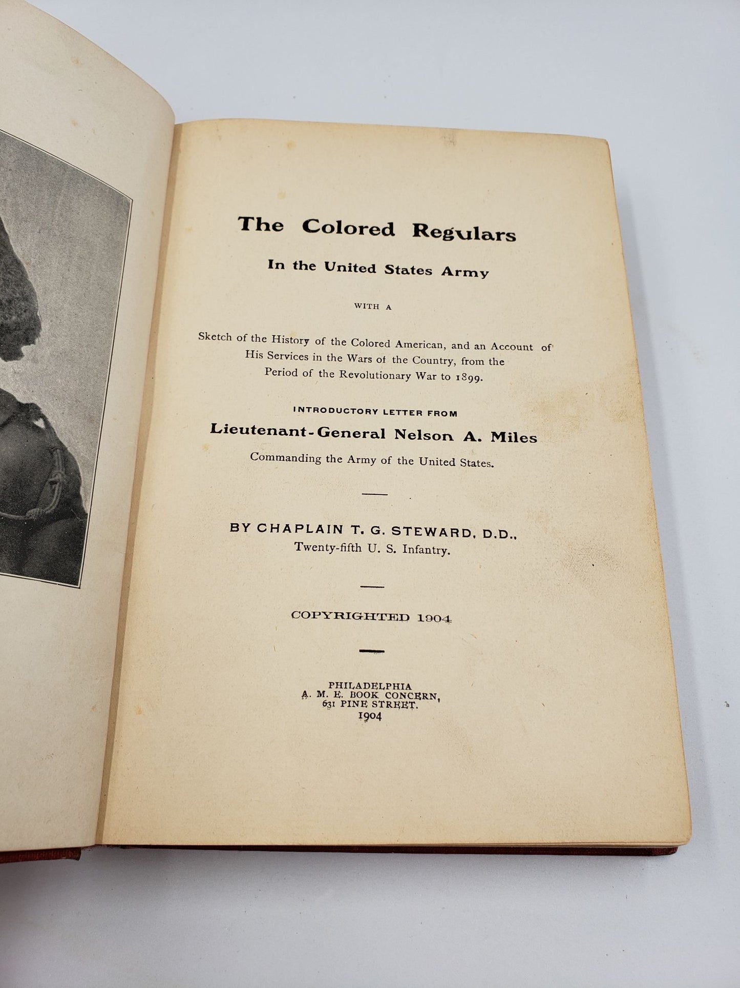 The Colored Regulars In the United States Army