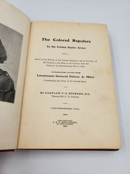 The Colored Regulars In the United States Army