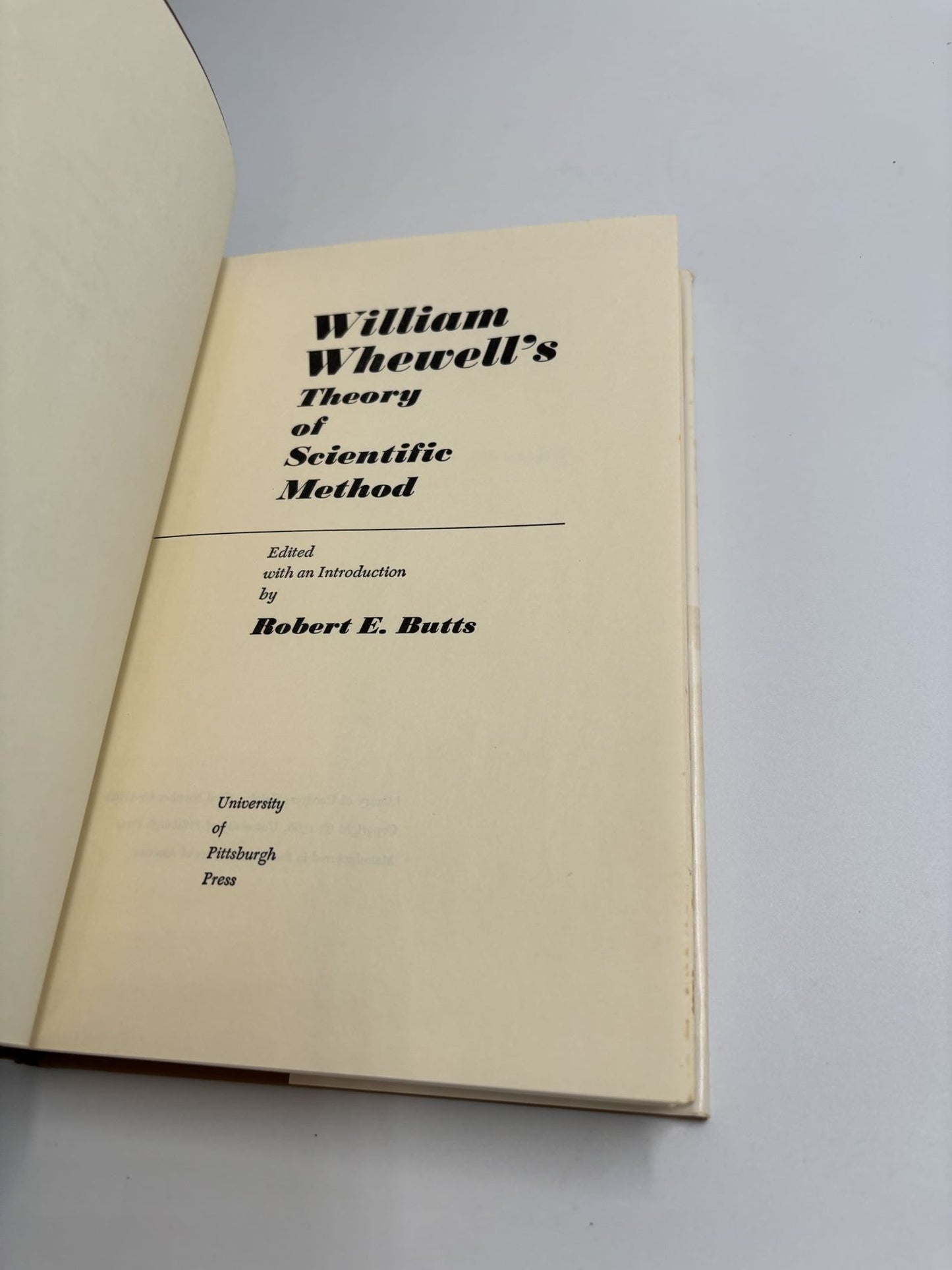 William Whewell's Theory Of Scientific Method