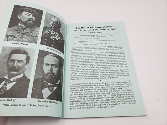 Victorian Military History Institute: Blue Book #1