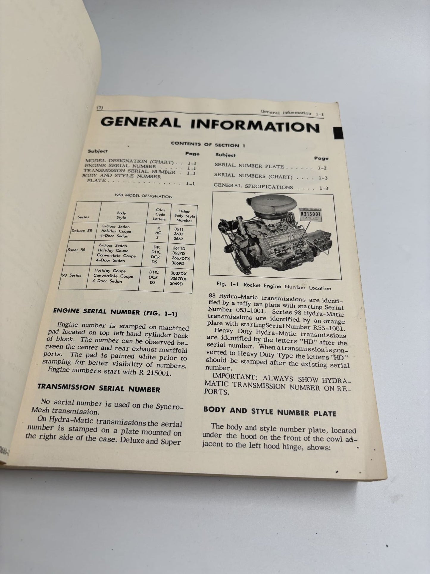 1953 Oldsmobile Shop Manual