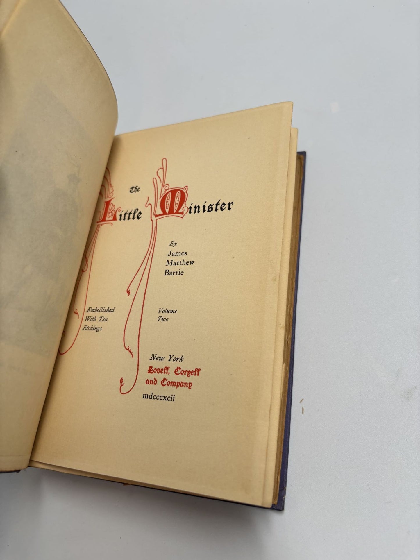 The Little Minister (2 Volumes)
