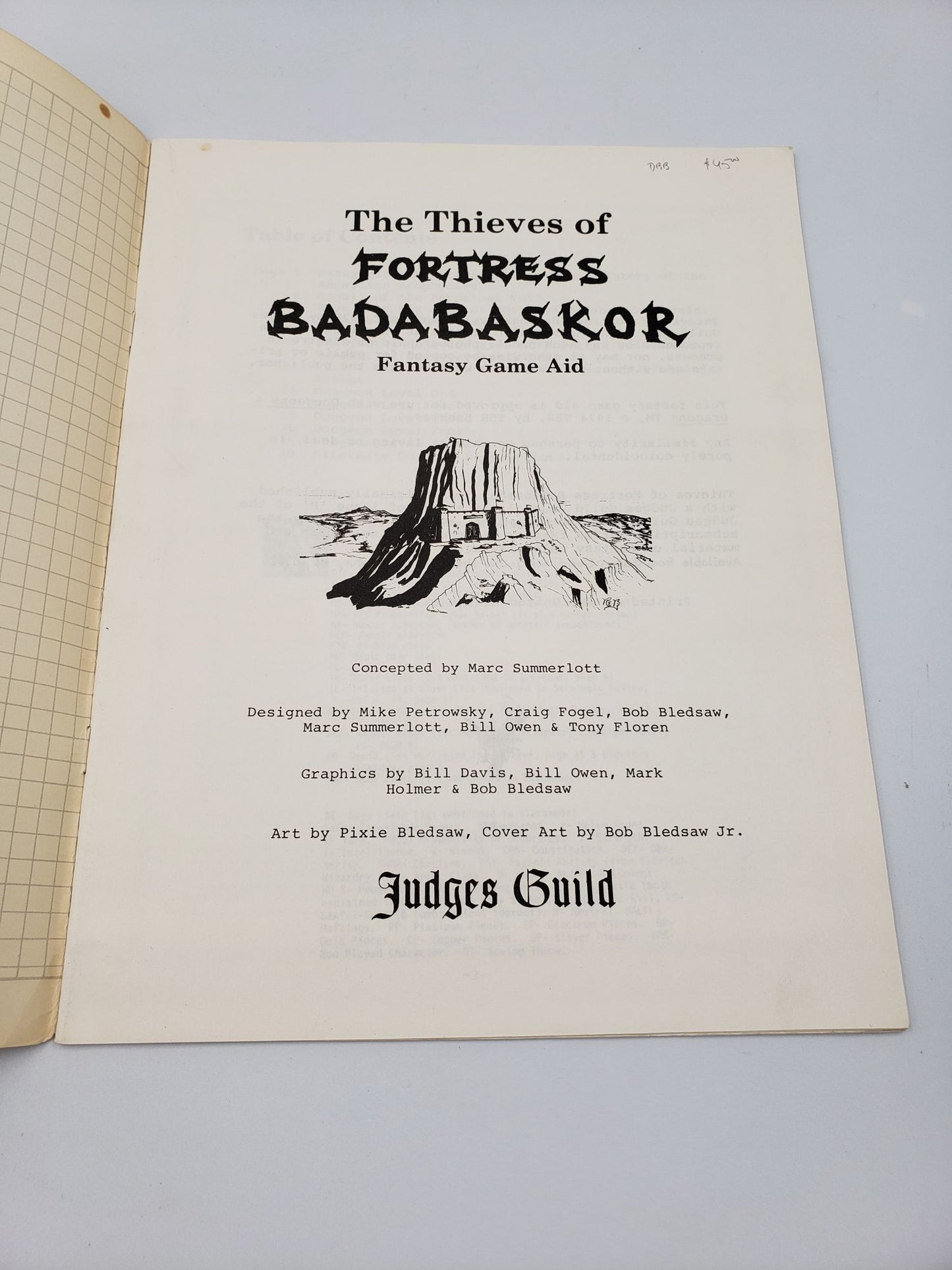 Thieves of Fortress Badabaskor: Fantasy Game Aid