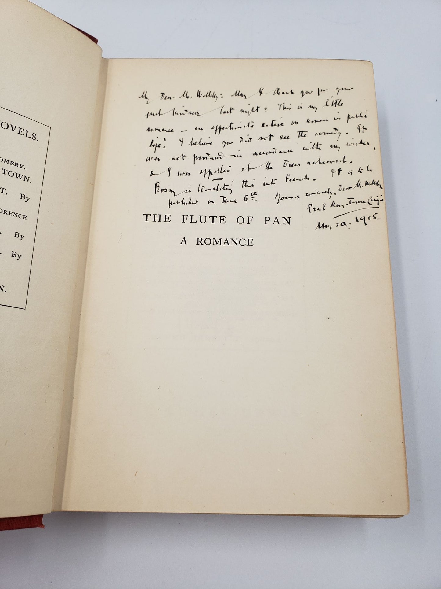 The Flute Of Pan: A Romance